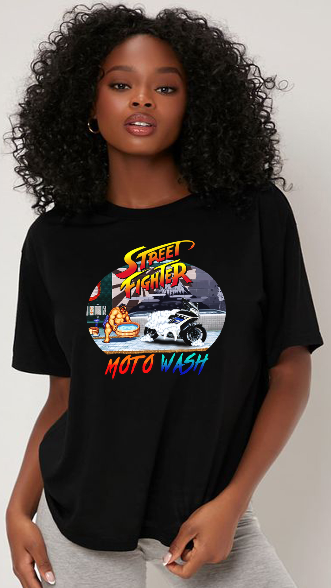 Nome do produto  CAMISETA FEMININA STREET FIGHTER  XJ6F