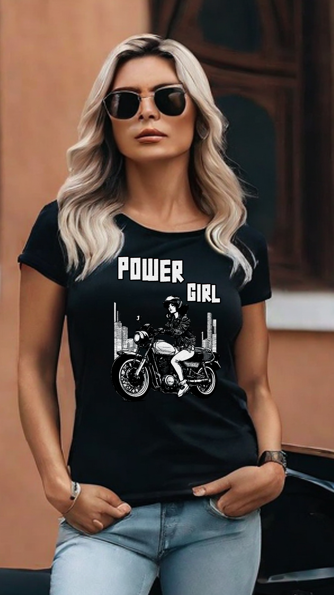 CAMISETA FEMININA POWER GIRL