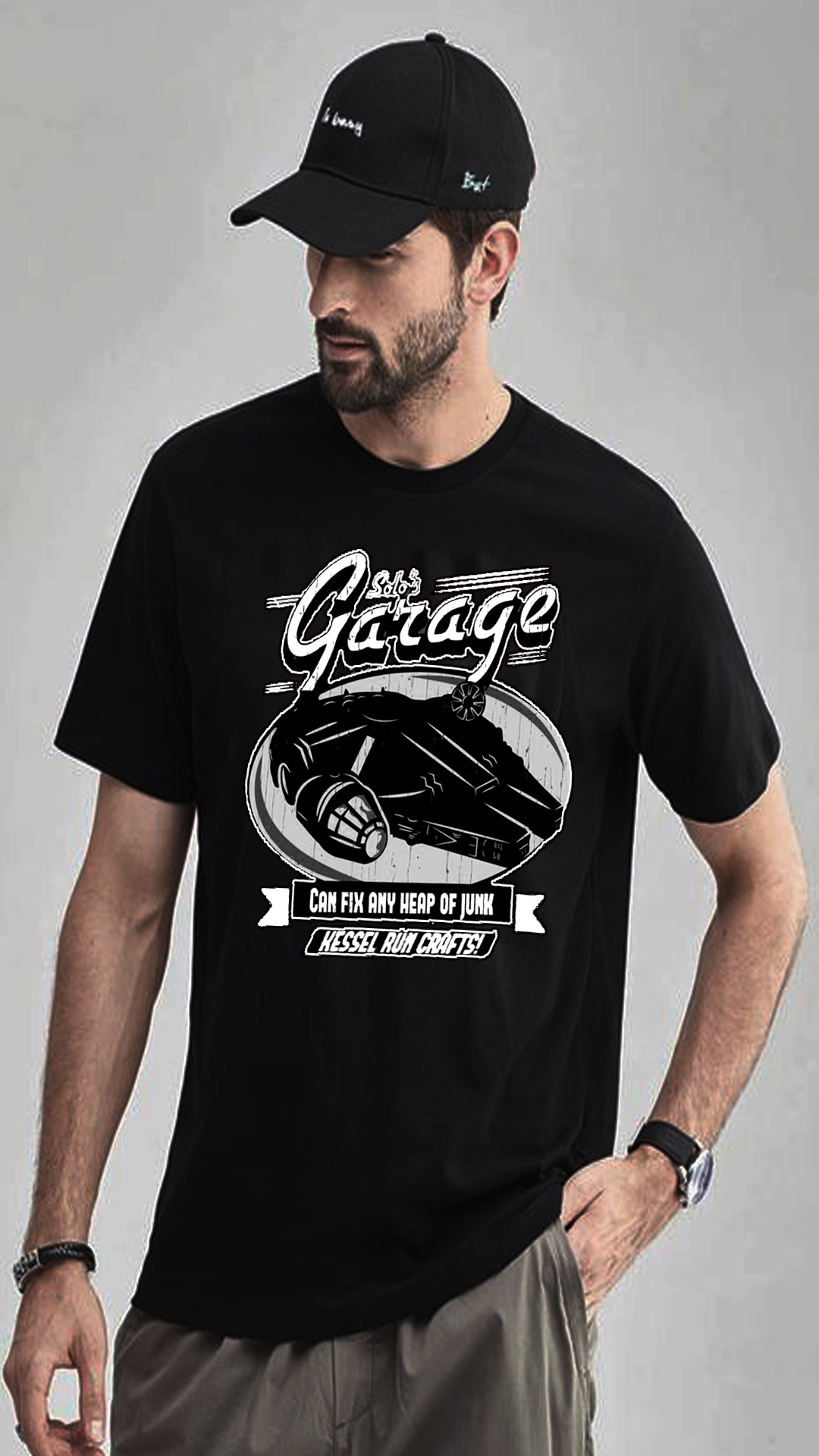 Nome do produto  CAMISETA STAR WARS Millennium Falcon 