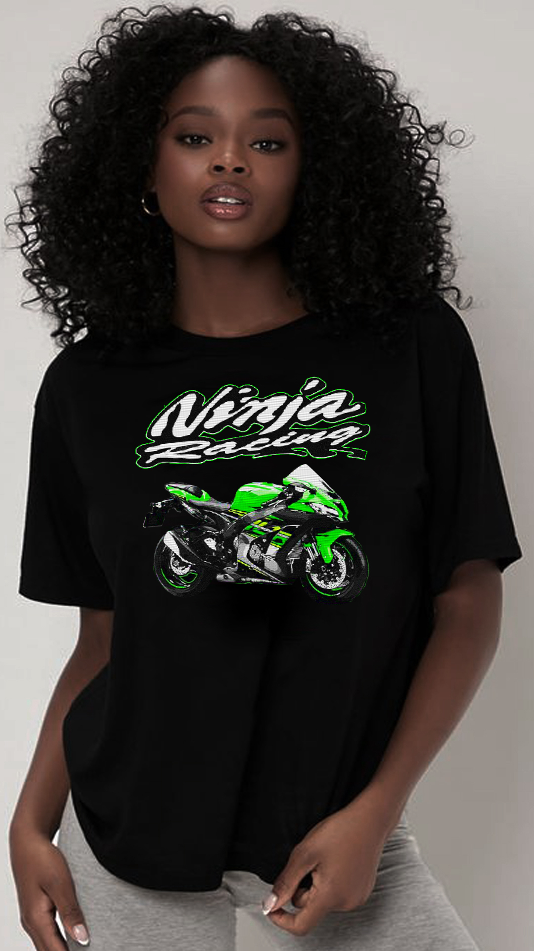 CAMISETA FEMININA KAWASAKI NINJA RACING