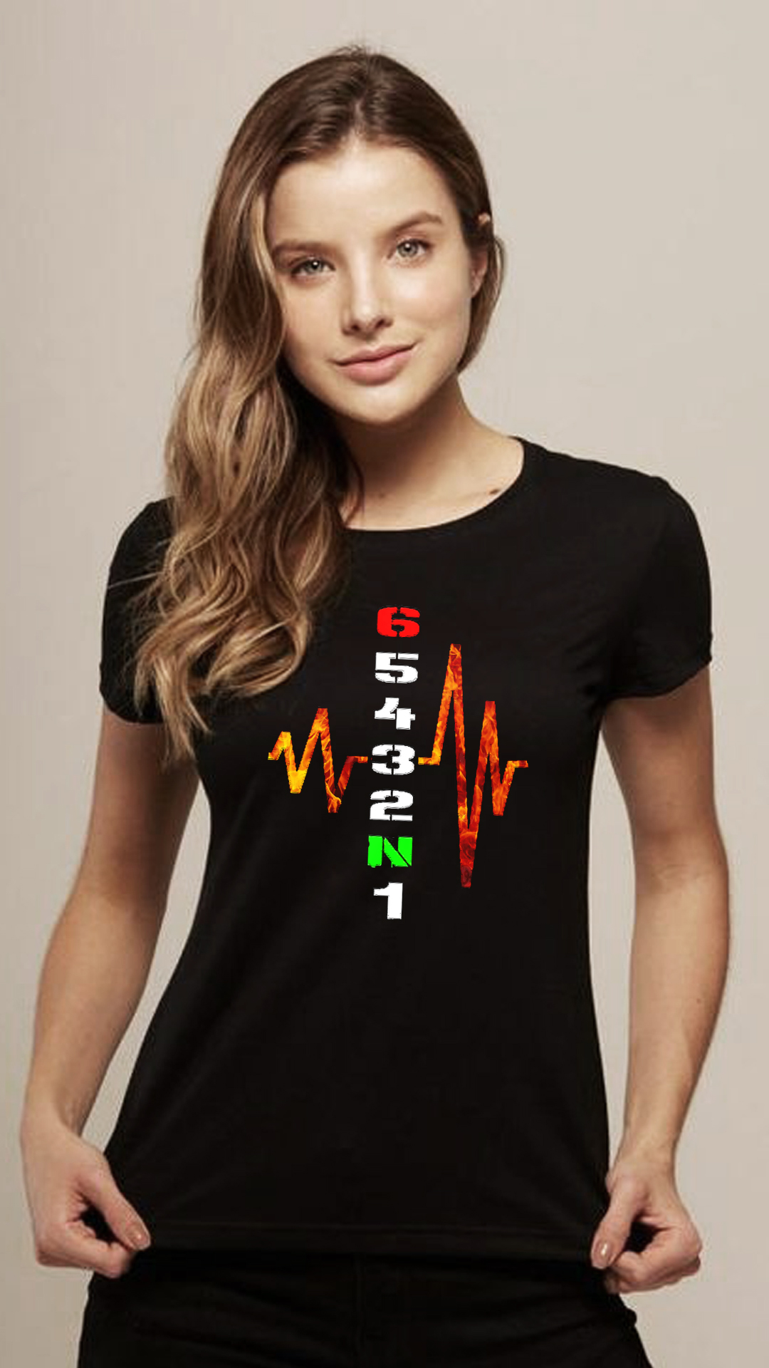 CAMISETA FEMININA BATIMENTO ACELERADO