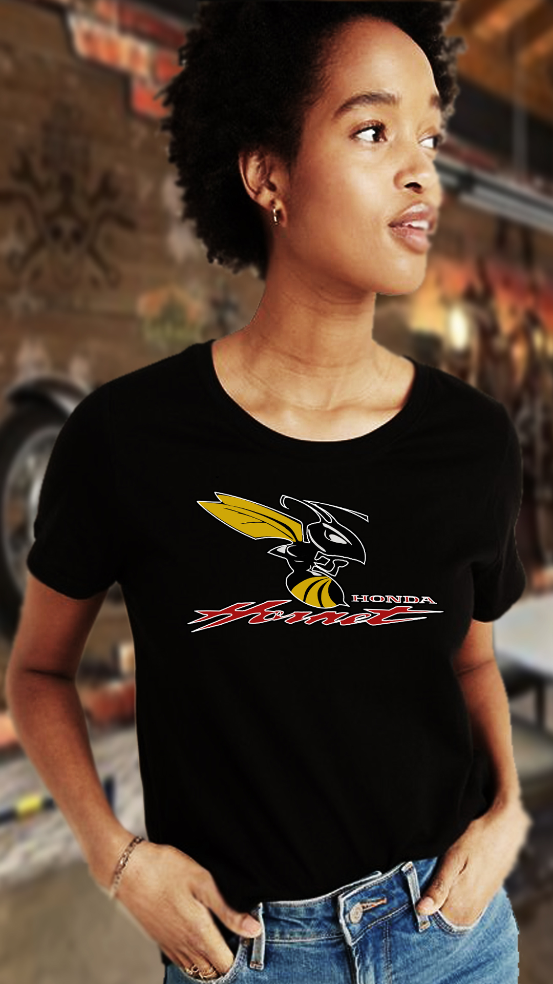 CAMISETA FEMININA HONDA HORNET
