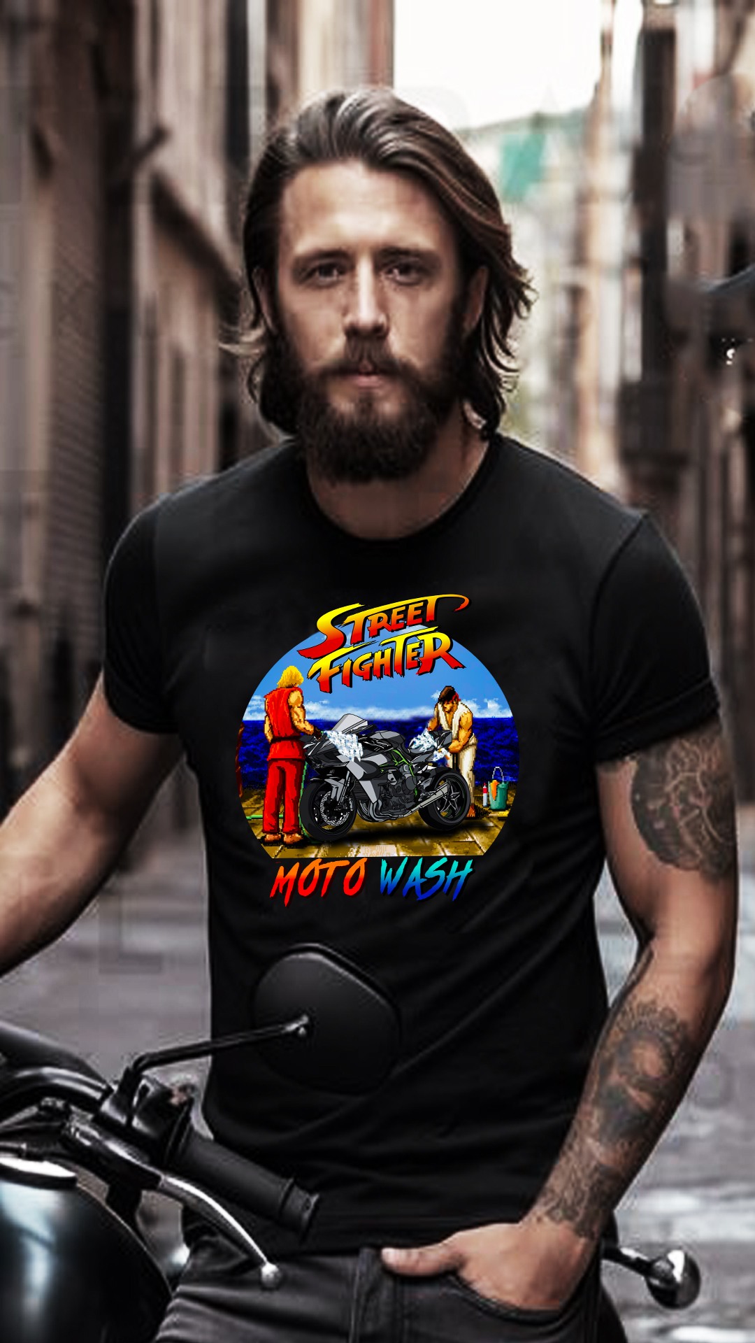 CAMISETA STREET FIGHTER NINJA H2