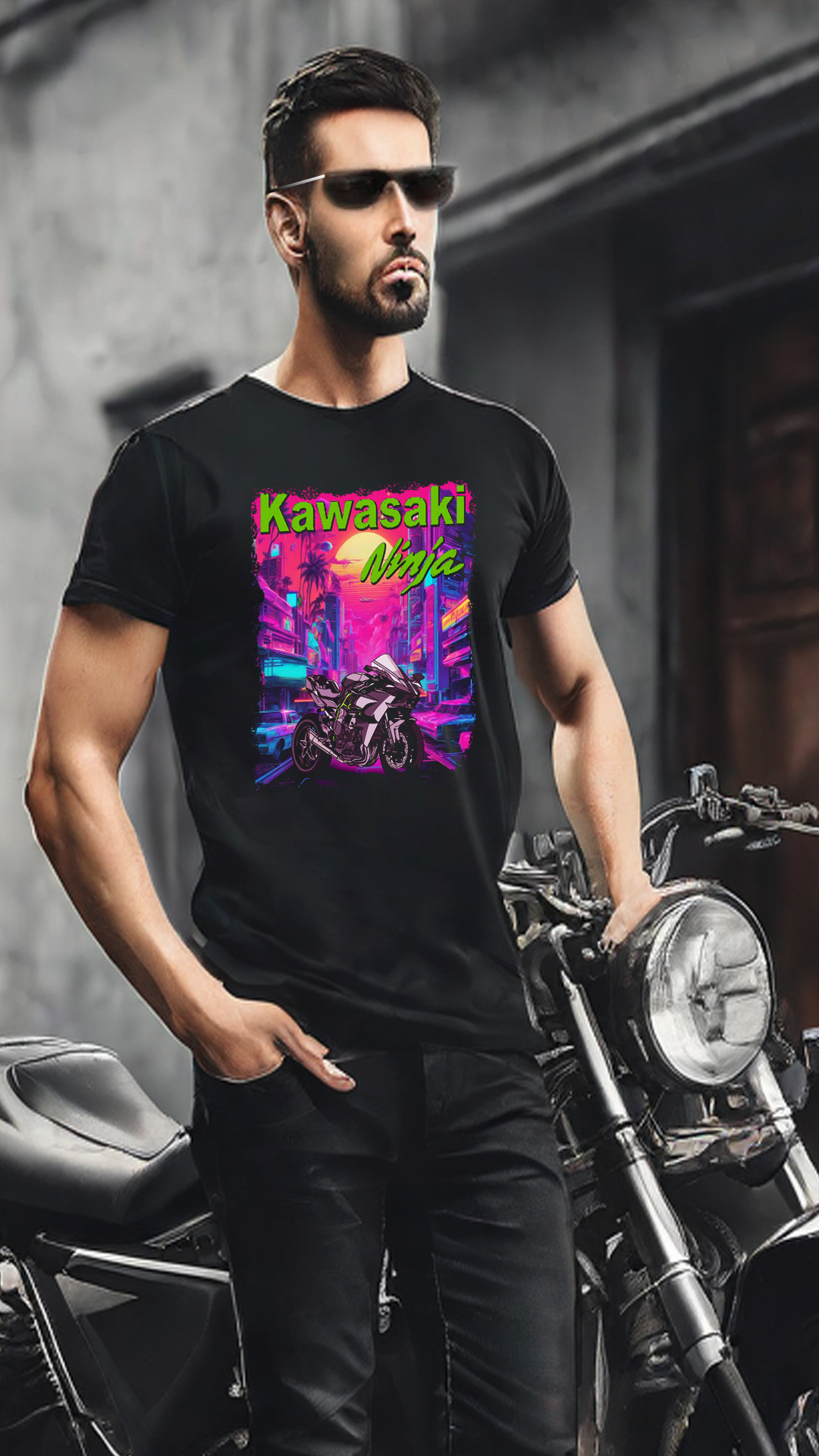 Nome do produto  CAMISETA KAWASAKI NINJA