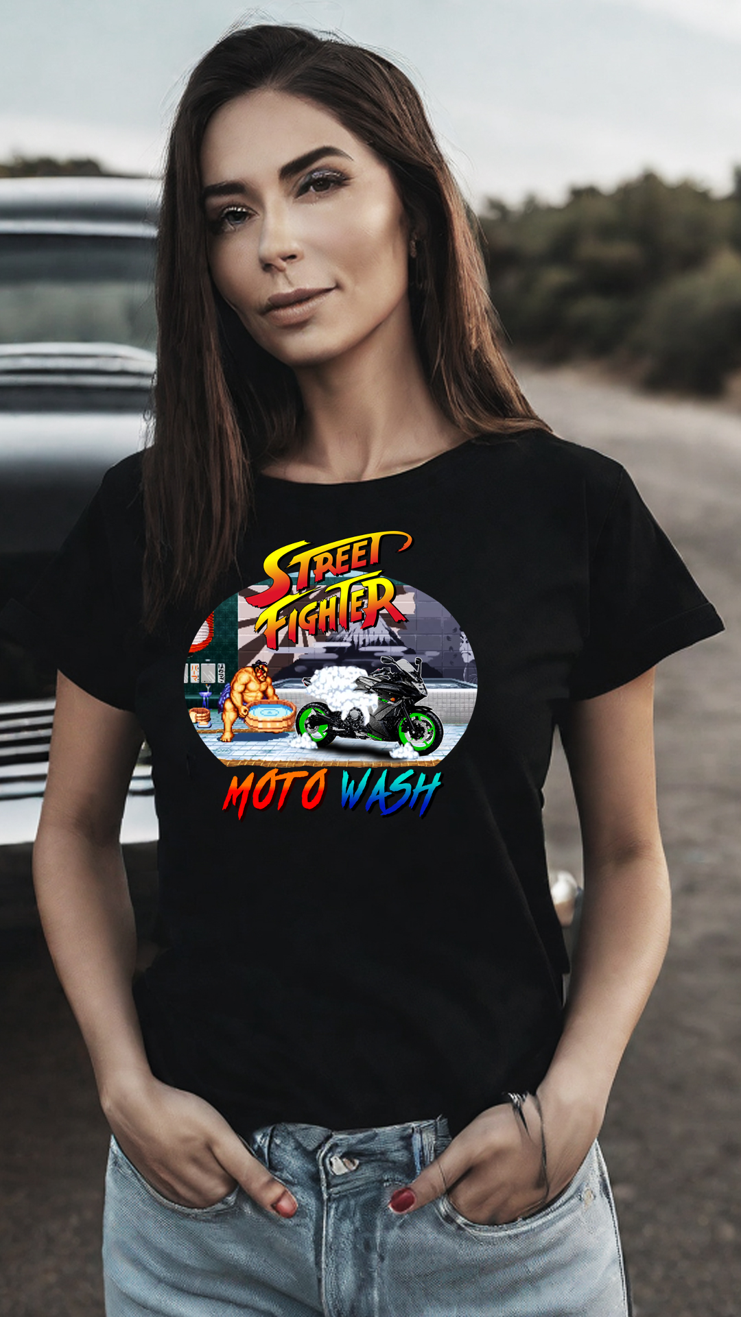Nome do produto  CAMISETA FEMININA YAMAHA XJ6F STREET FIGHTER