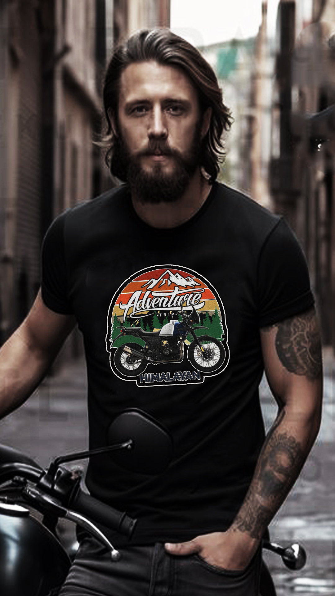 Nome do produto  CAMISETA ROYAL ENFIELD AVENTURA HIMALAYAN