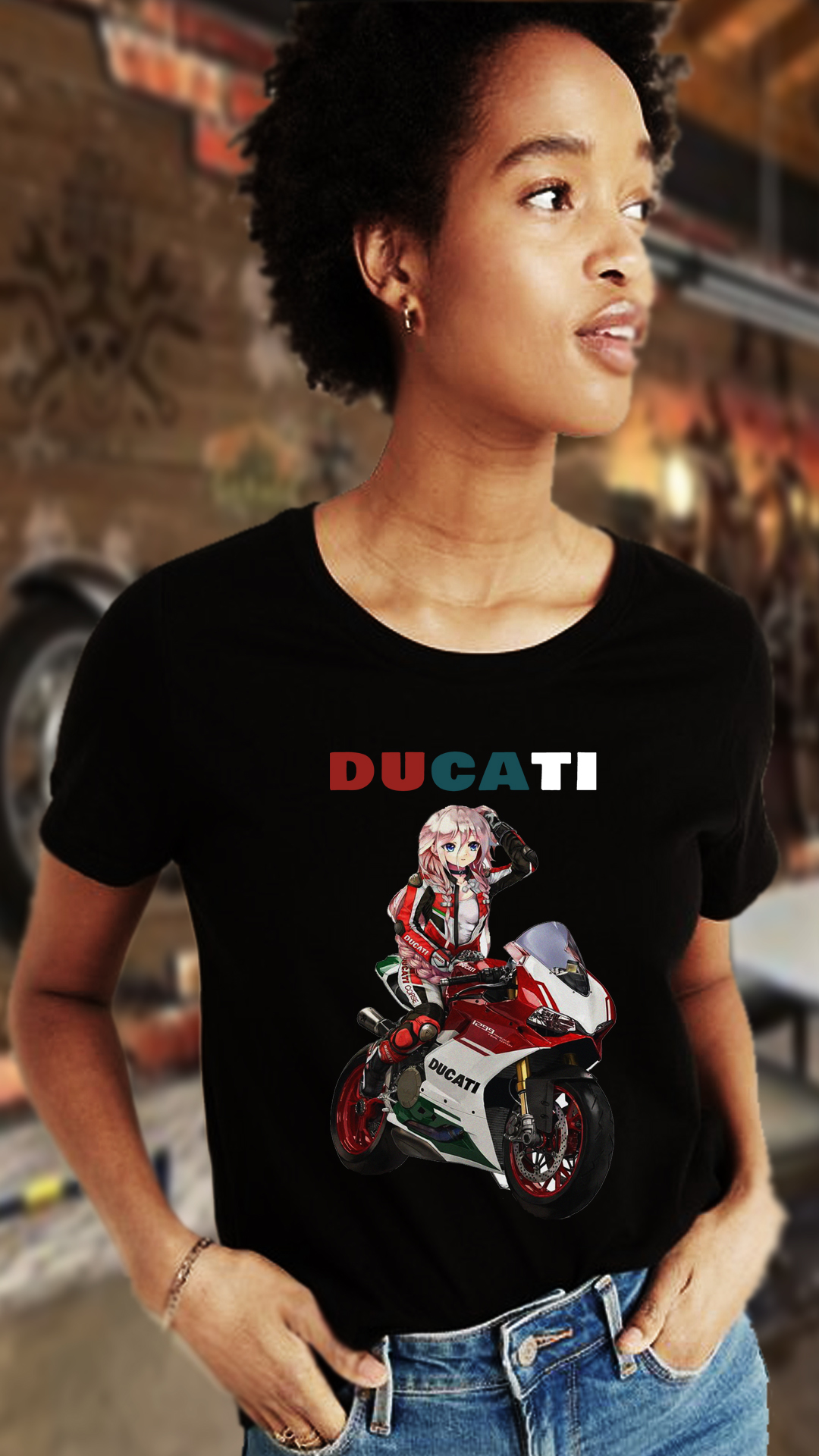 CAMISETA FEMININA DUCATI GIRL