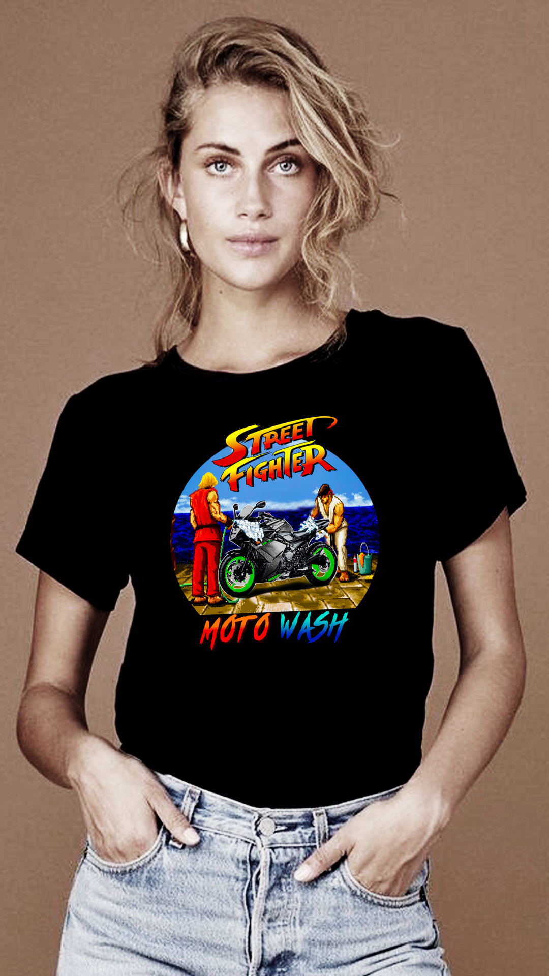 CAMISETA FEMININA YAMAHA STREET FIGHTER