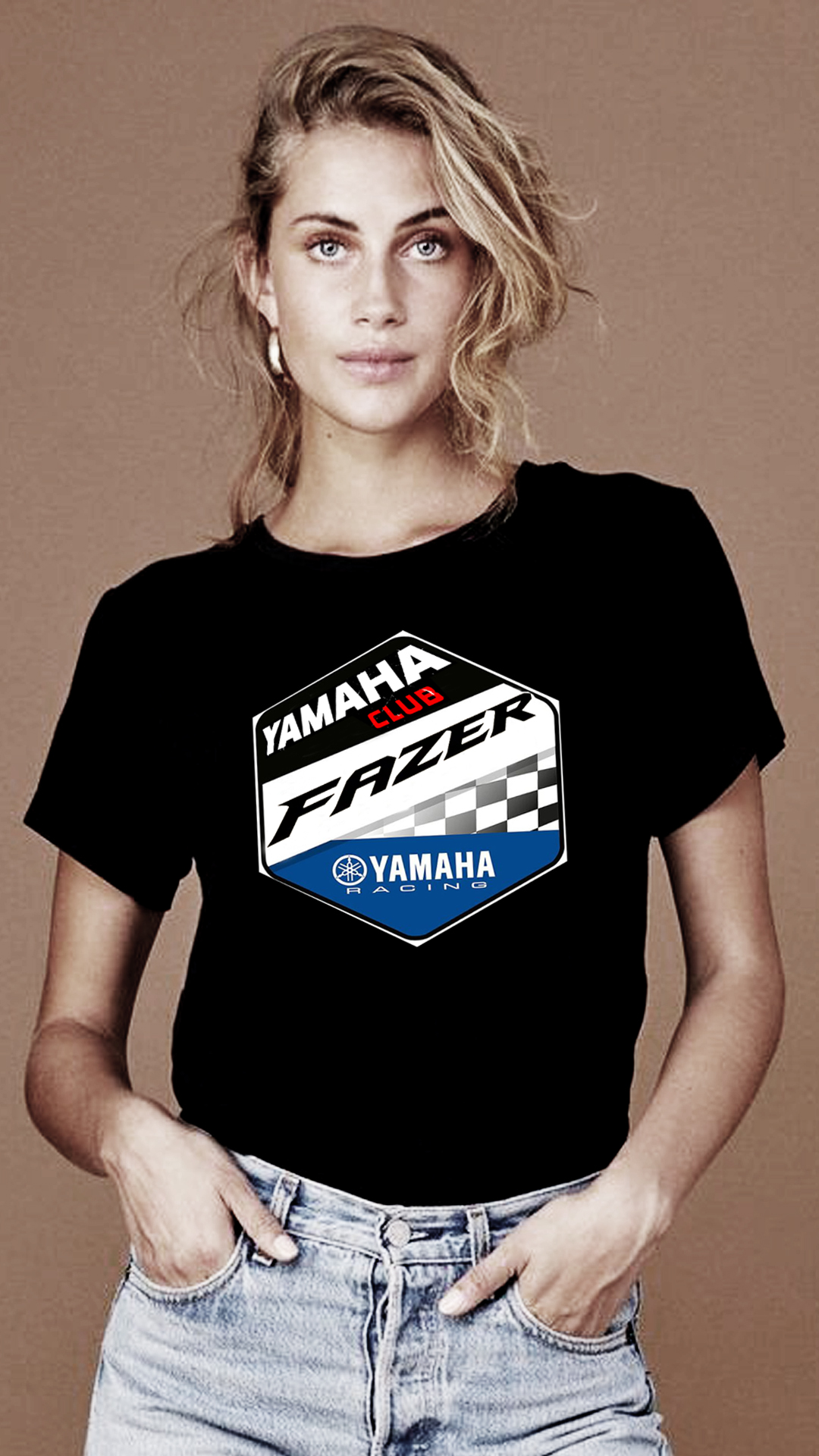 Nome do produto  CAMISETA FEMININA YAMAHA FAZER