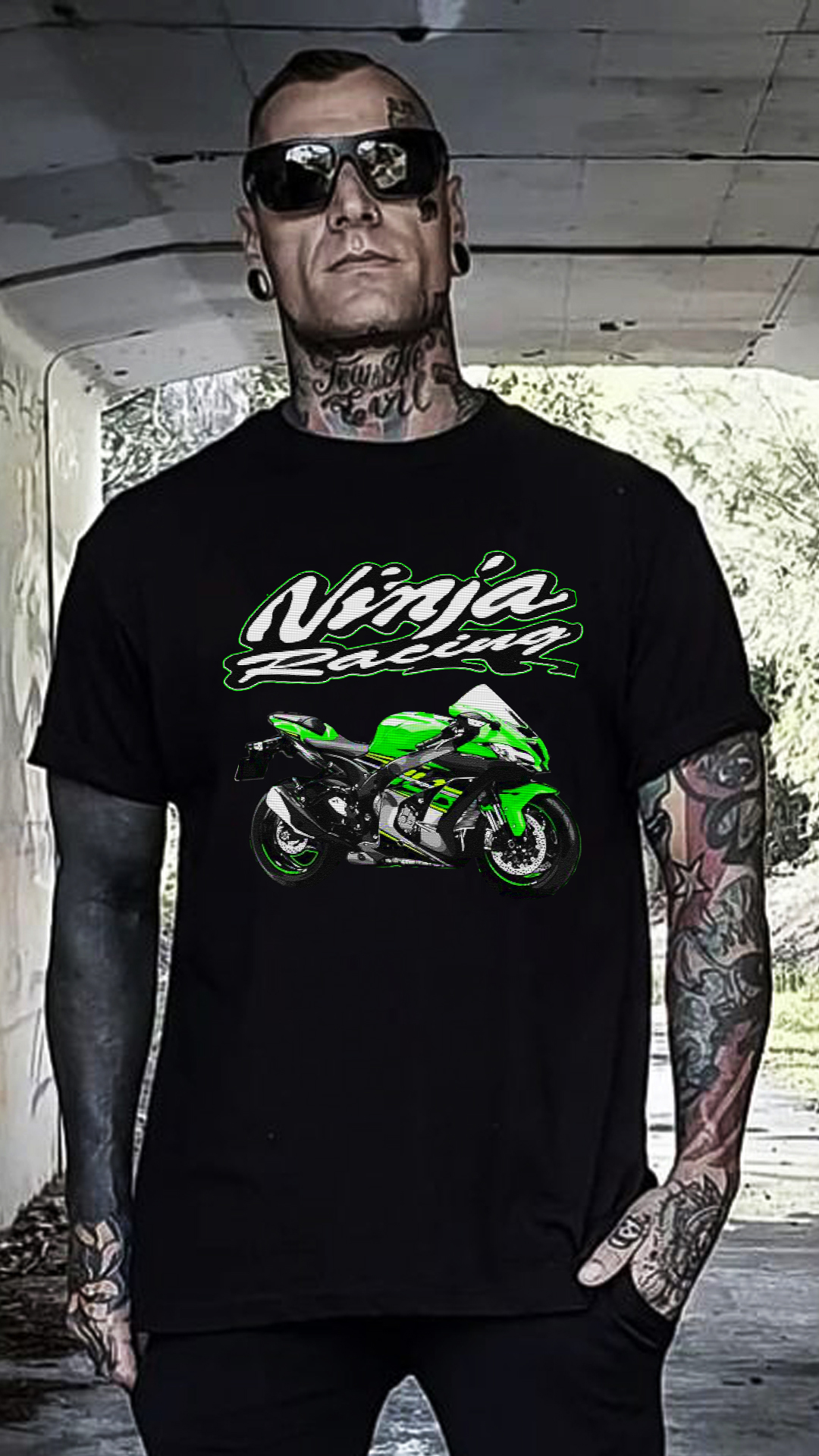 CAMISETA KAWASAKI NINJA RACING