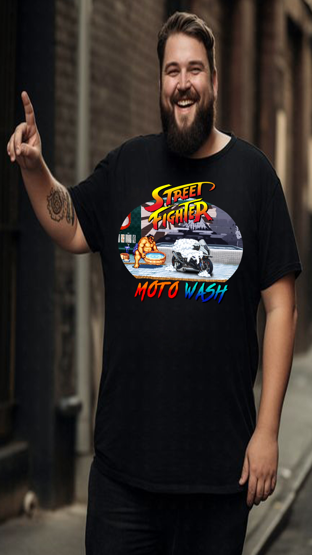 CAMISETA STREET FIGHTER BMW S1000RR