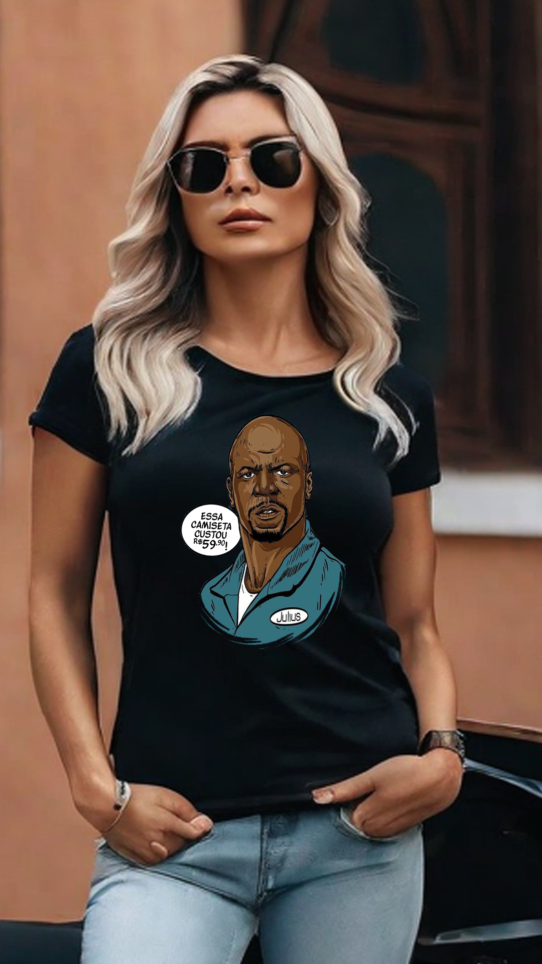 CAMISETA FEMININA TODO MUNDO ODEIA O CRIS