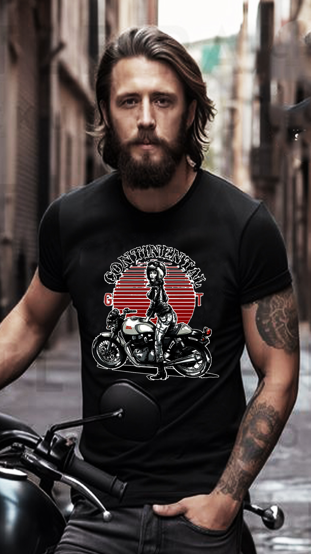 CAMISETA ROYAL ENFIELD CONTINENTAL GT