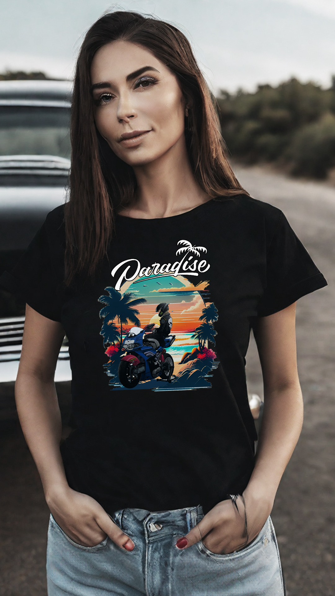 Nome do produto  CAMISETA FEMININA PARADISE