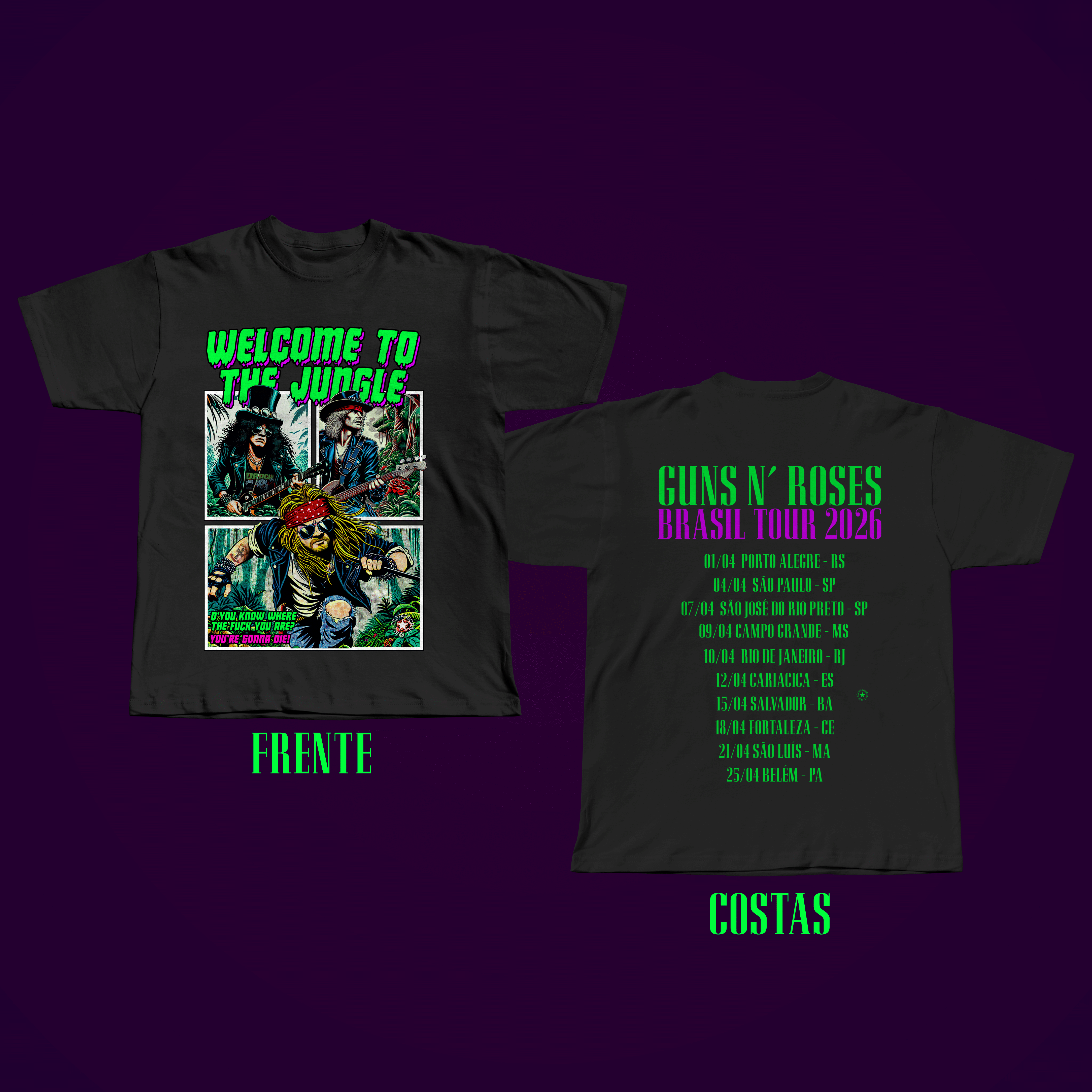 Welcome to the Jungle - Guns N Roses 2026 Brasil Tour