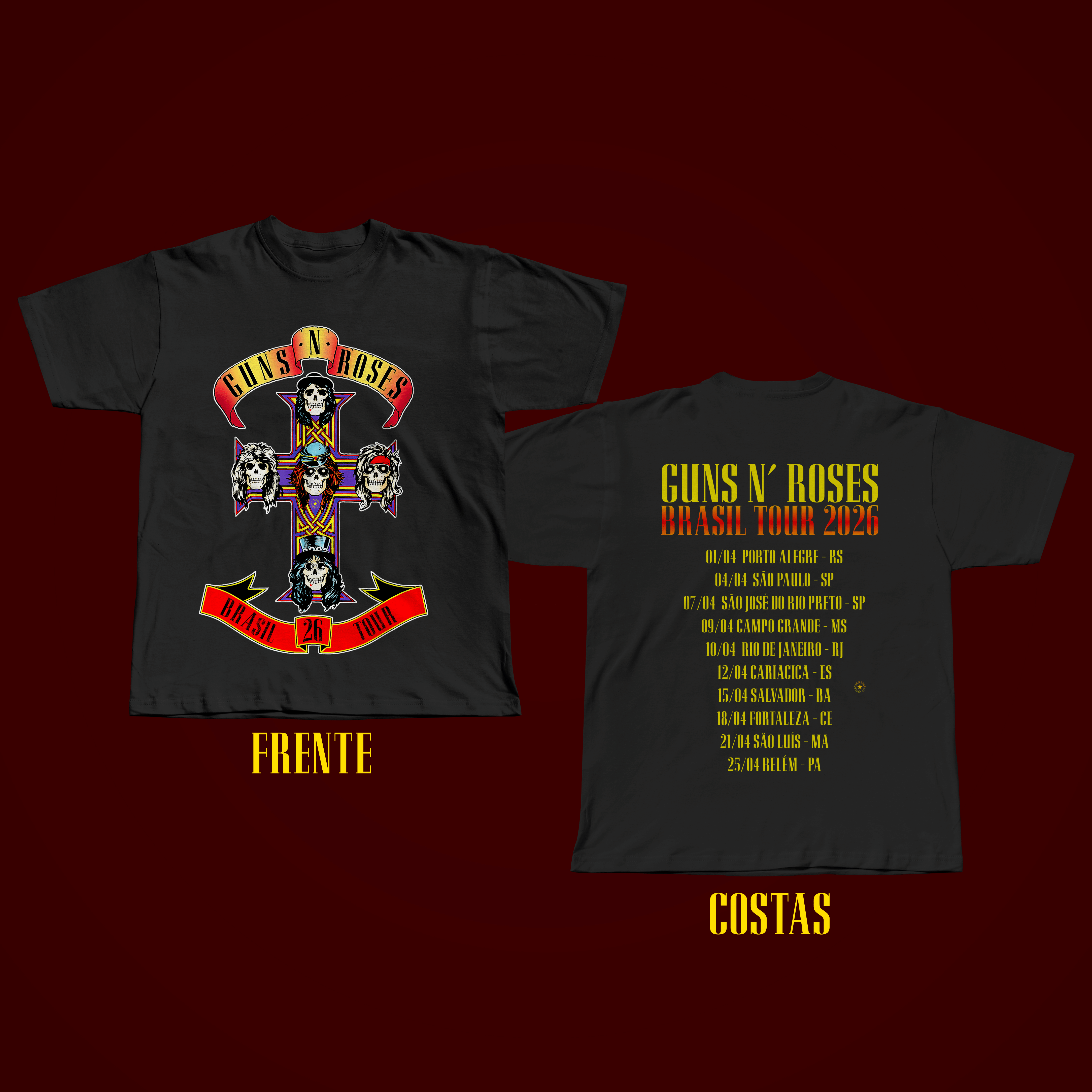Guns N Roses Brasil Tour 2026 - Appetite for Brasil