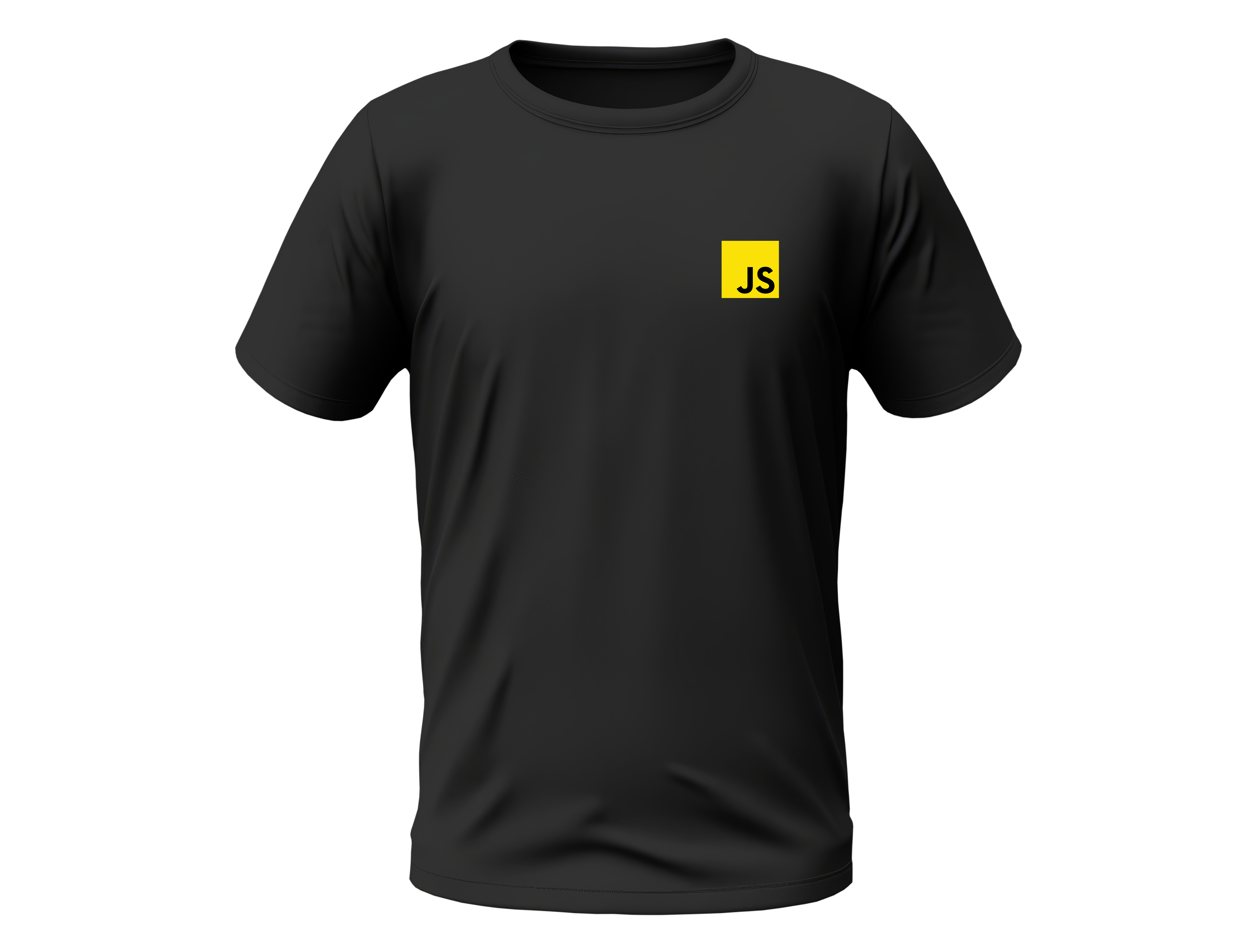 Camisa JavaScript - Logo canto