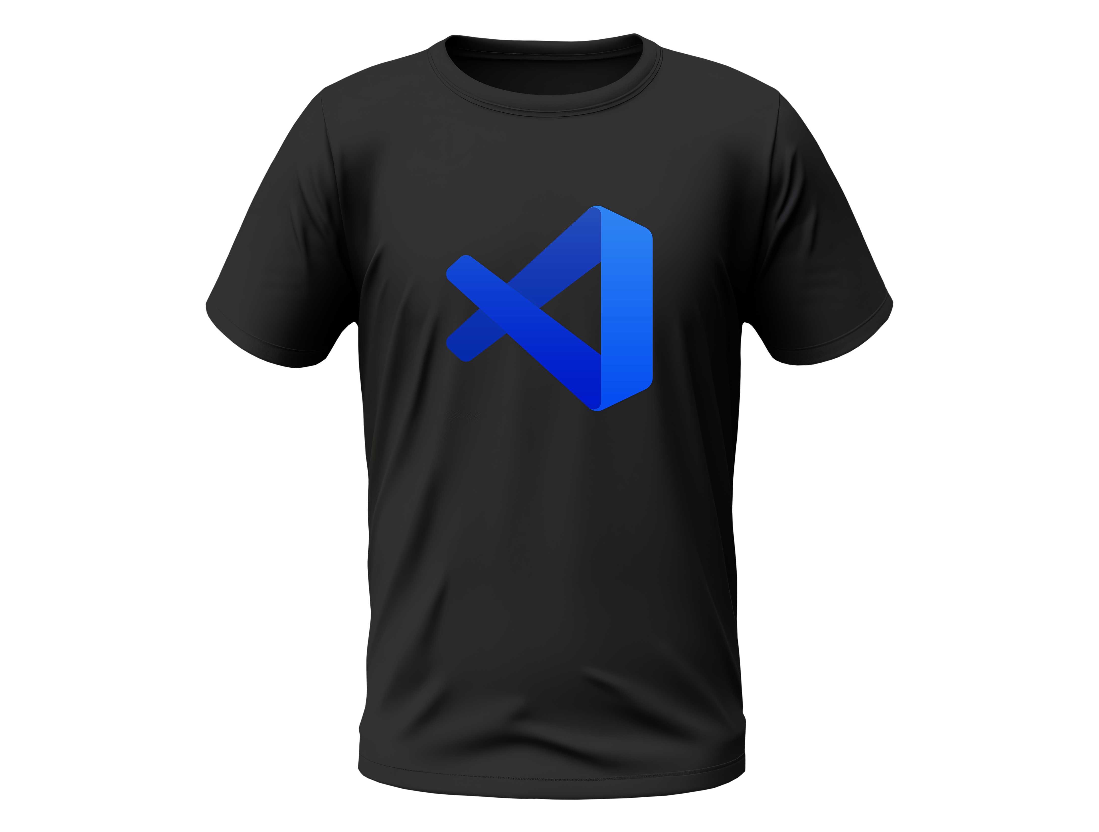 Camisa VS Code - Logo centro