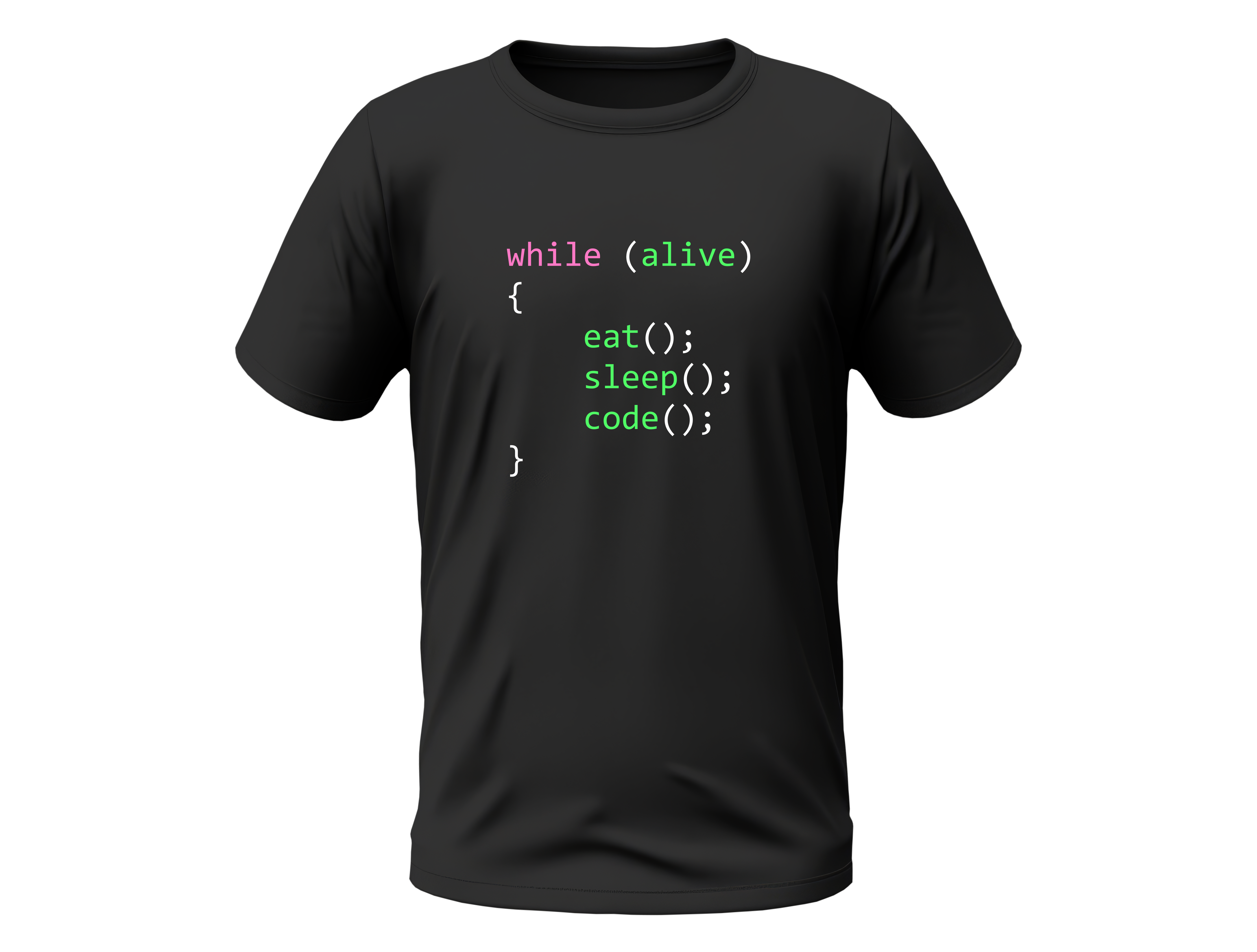 Camisa while (alive) Preta