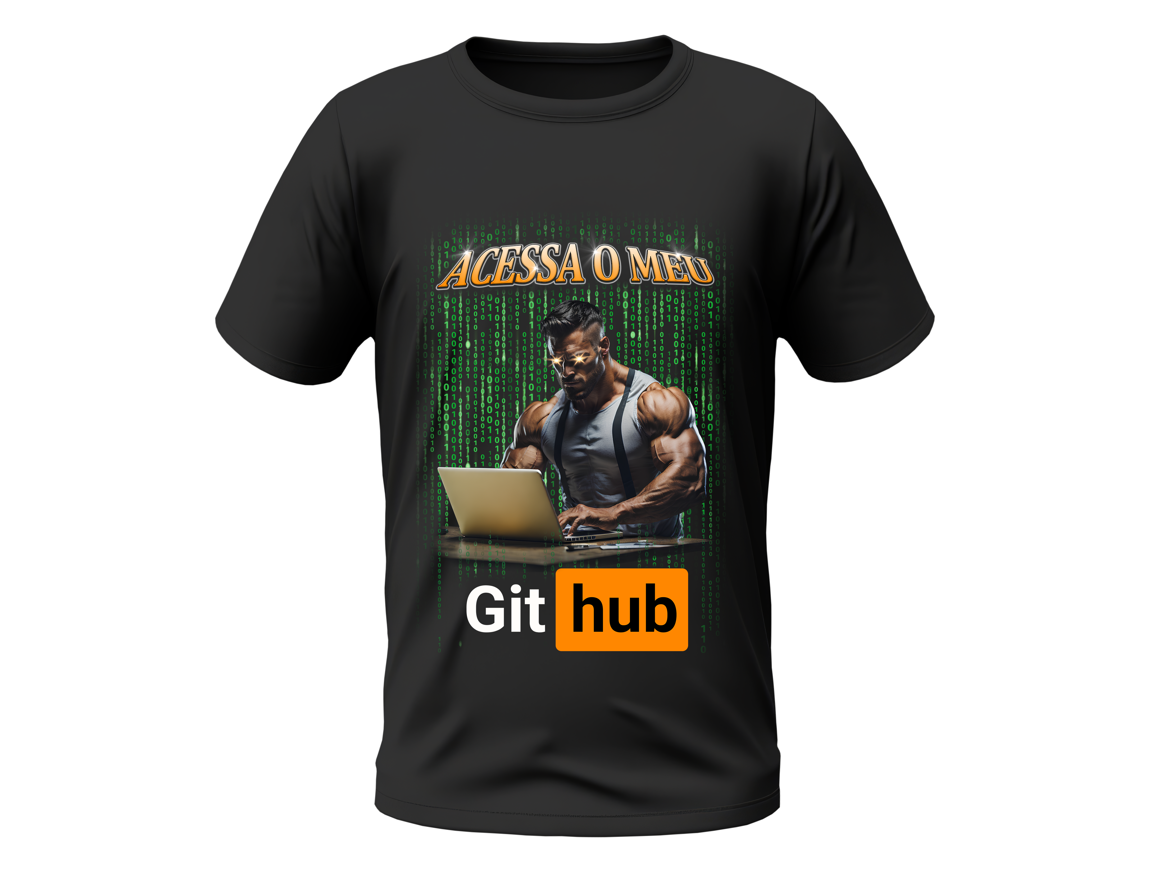 Camisa Acessa o meu GitHub