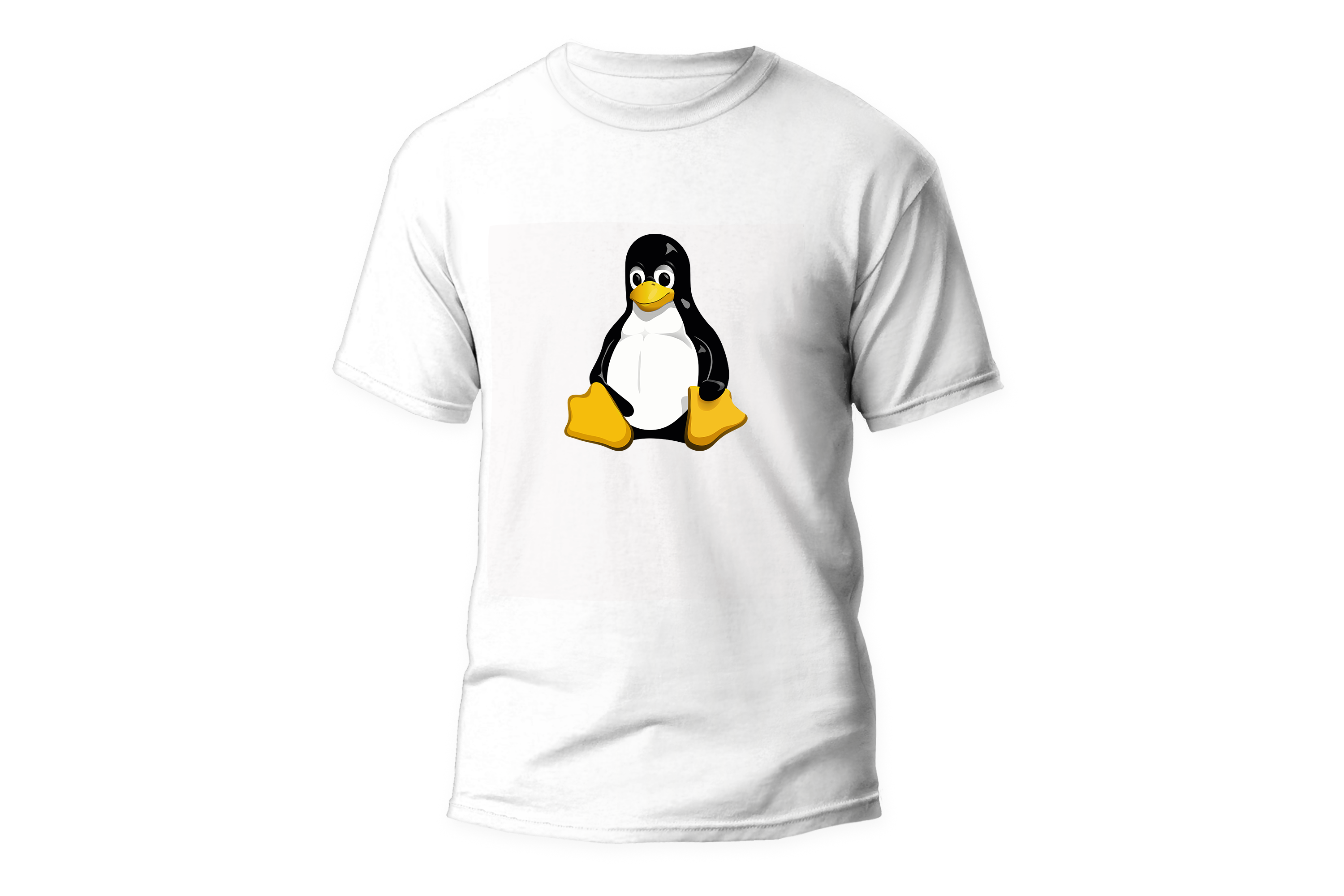 Camisa Linux  Branca