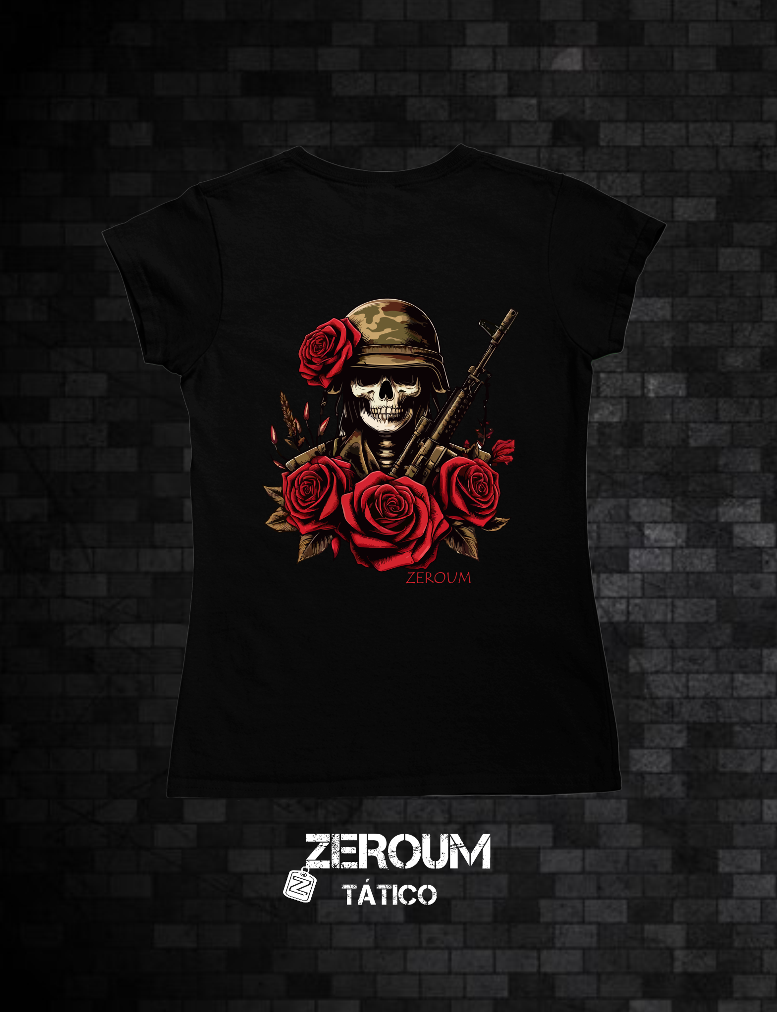 BABY LONG ROSAS MILITAR