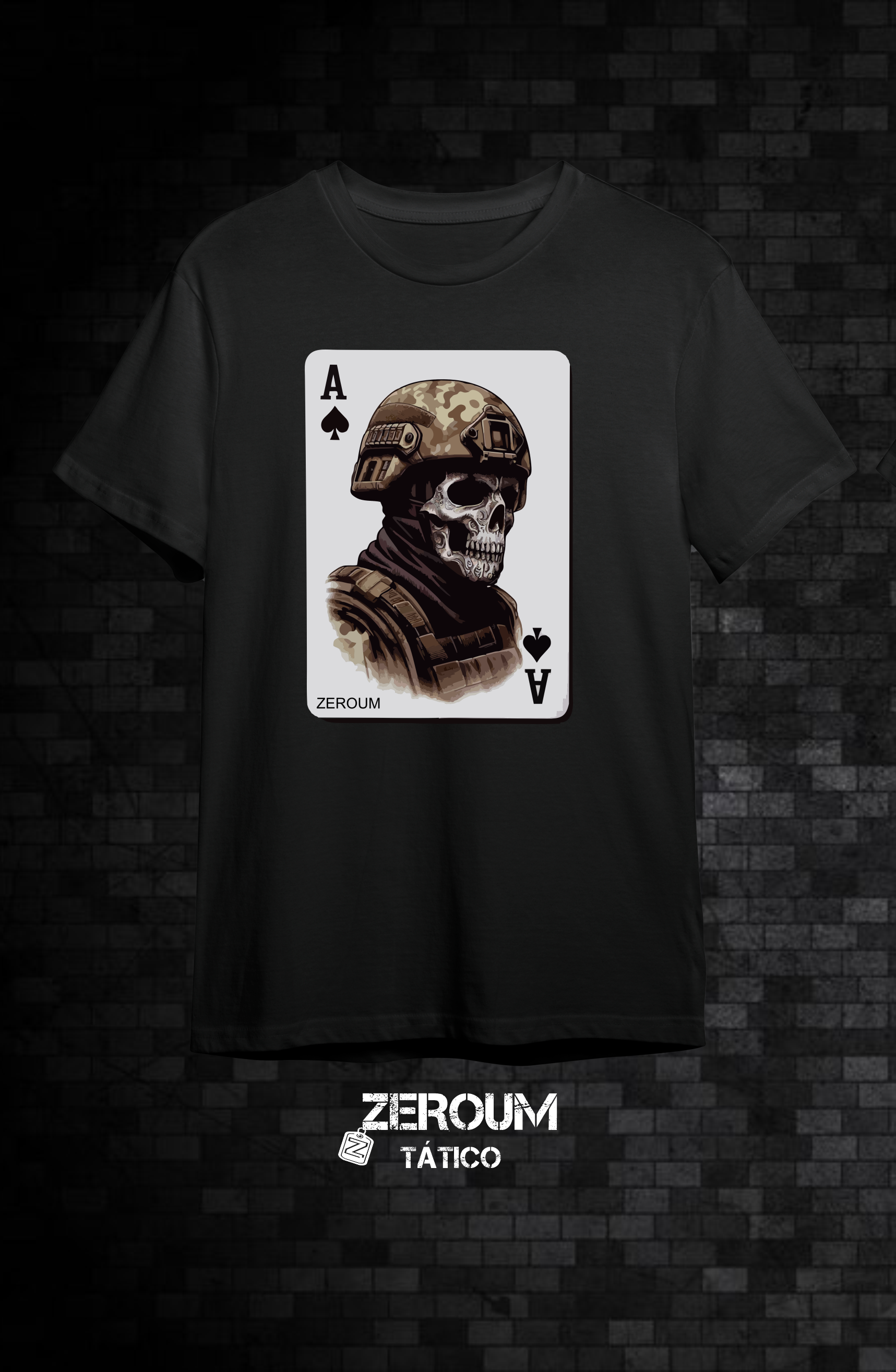 T SHIRT Baralho tático