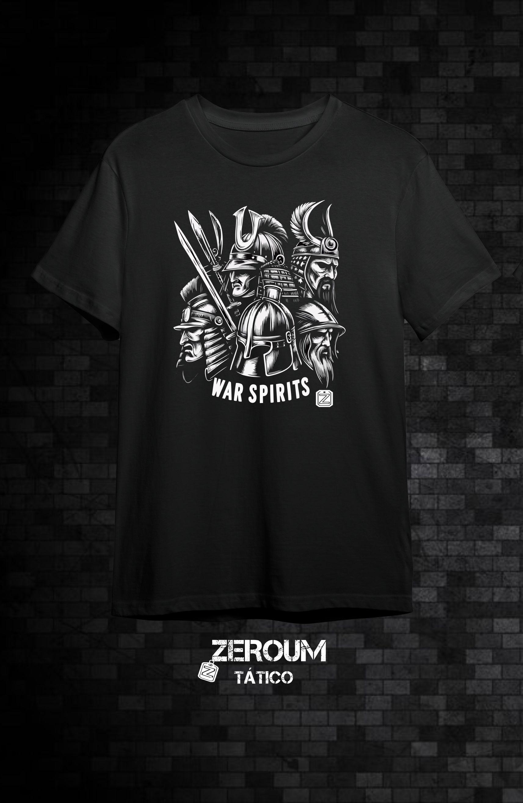 Nome do produto  T SHIRT ESPIRITOS DA GUERRA 