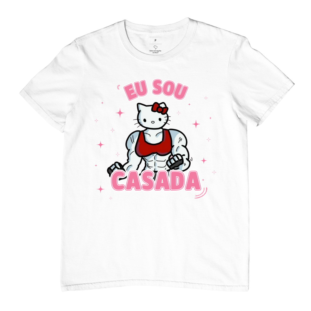 Camiseta Hello Kitty | EU SOU CASADA ✨