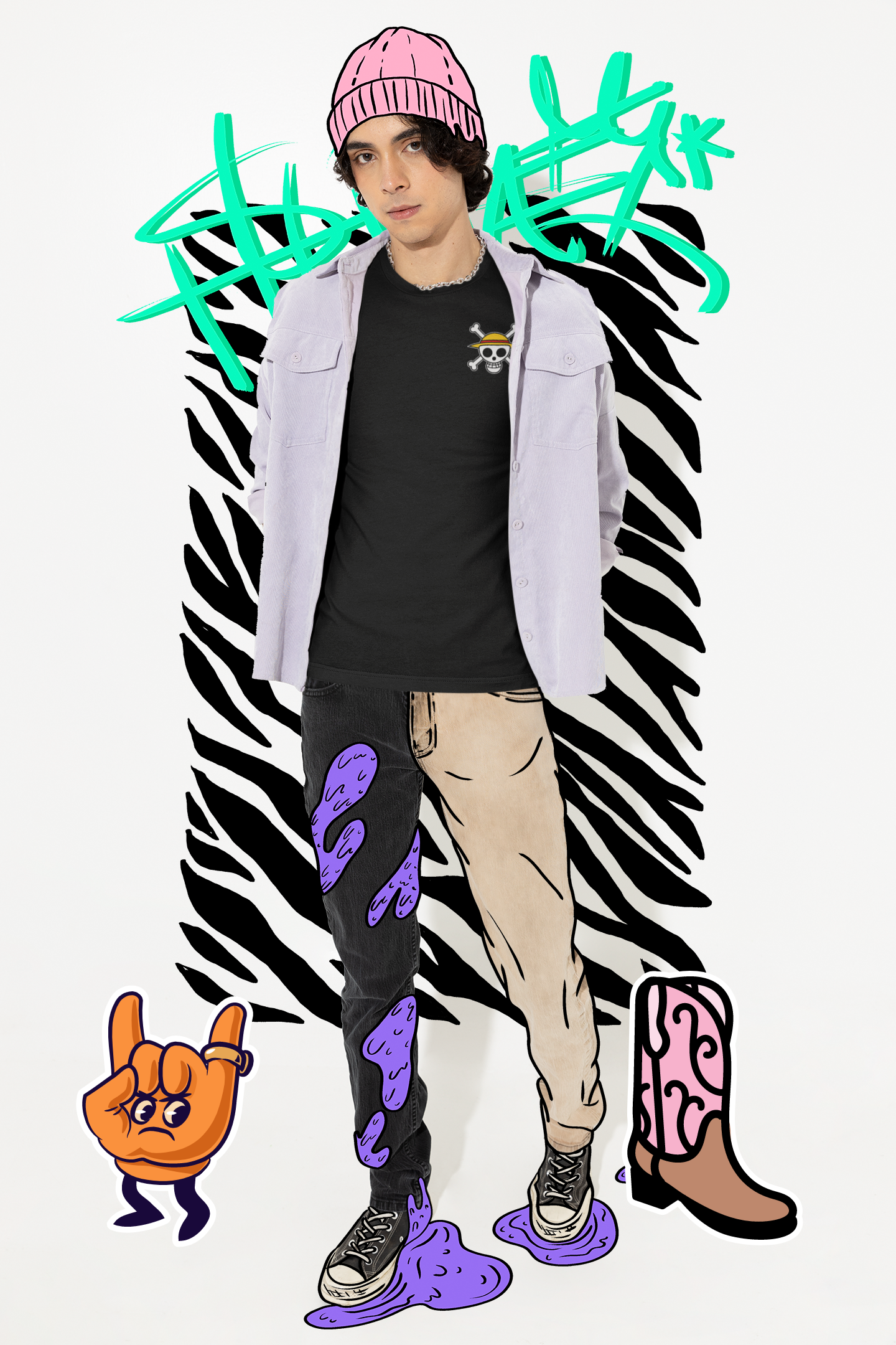 Nome do produto: Camiseta Luffy One Piece - Details