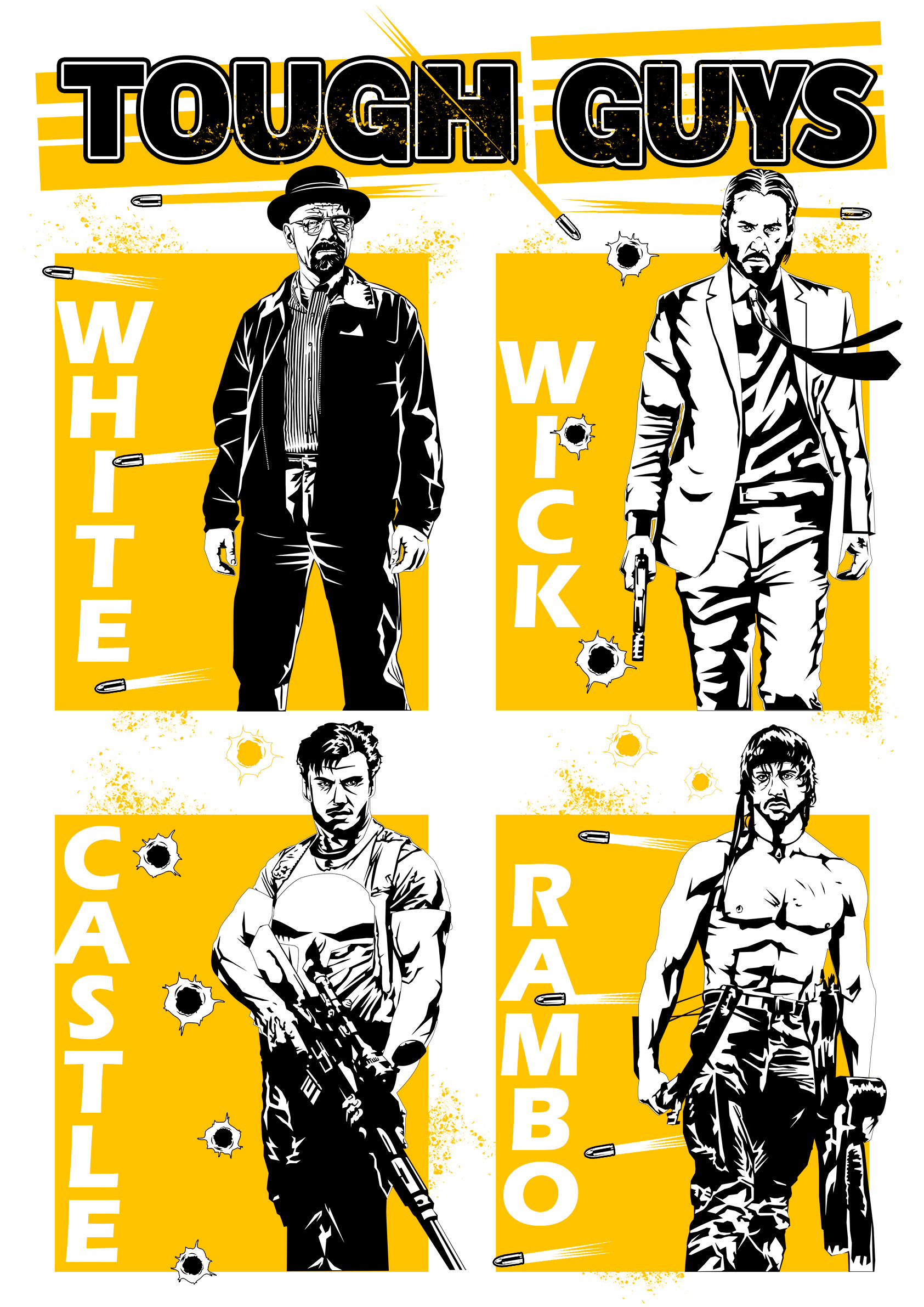 Camiseta tough guys