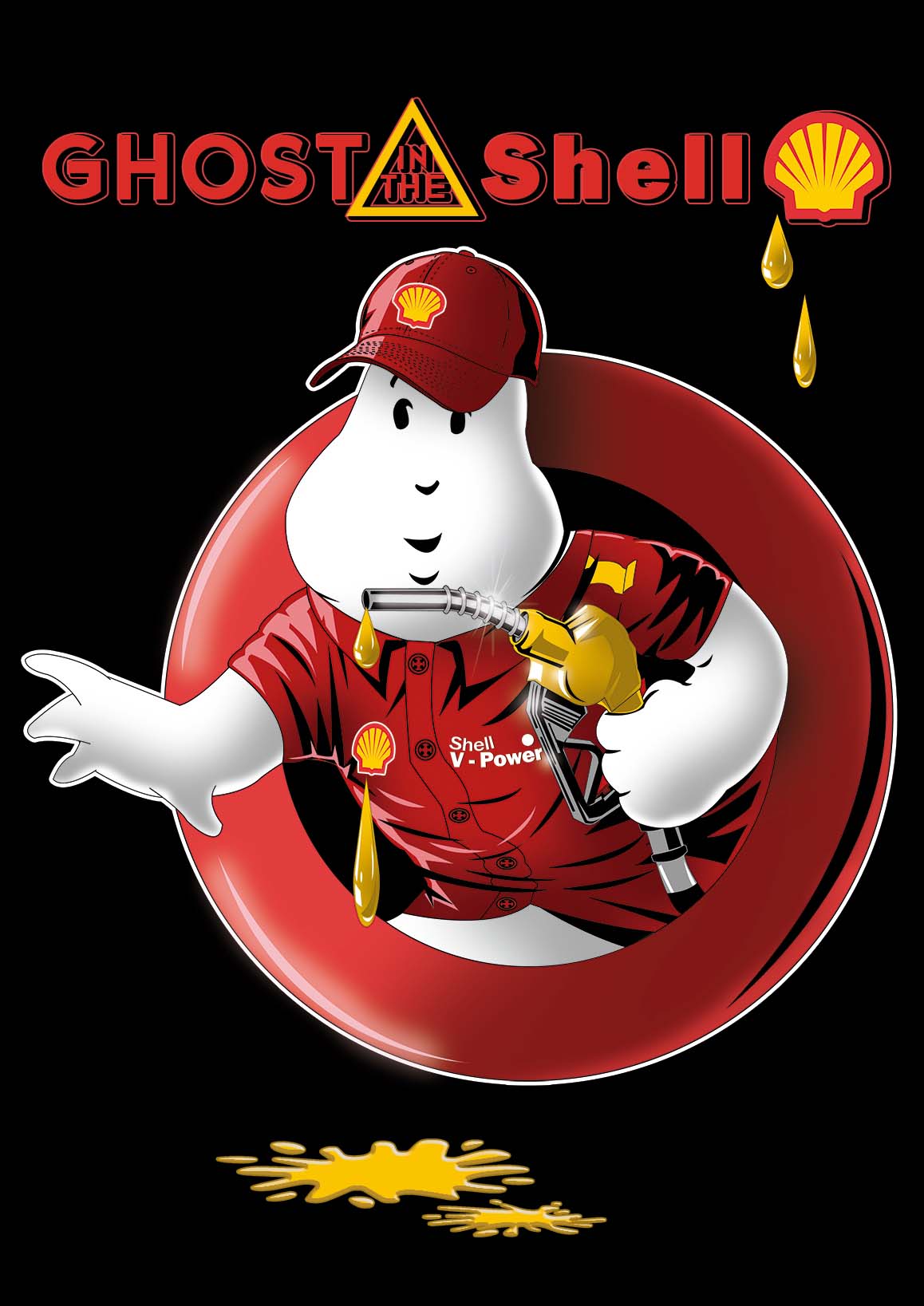 Camiseta Ghost in the Shell 