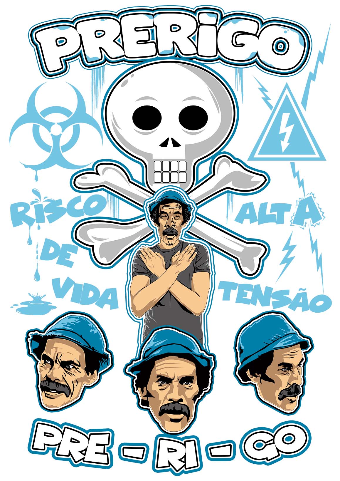 Camiseta Senhor Madruga (Pre-ri-go)