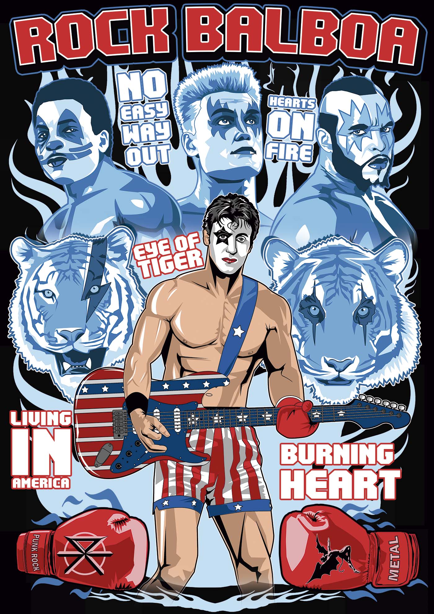 Camiseta Rock (Rocky) Balboa