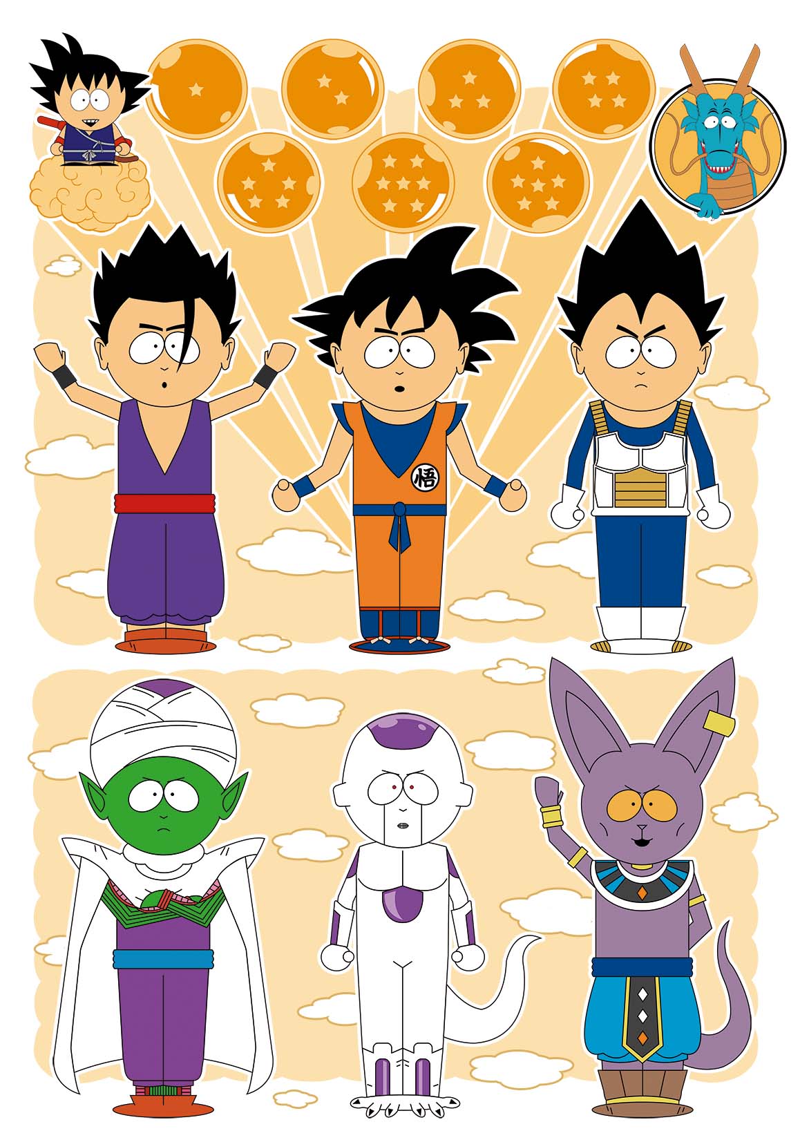 Camiseta Dragon Ball - SP style 