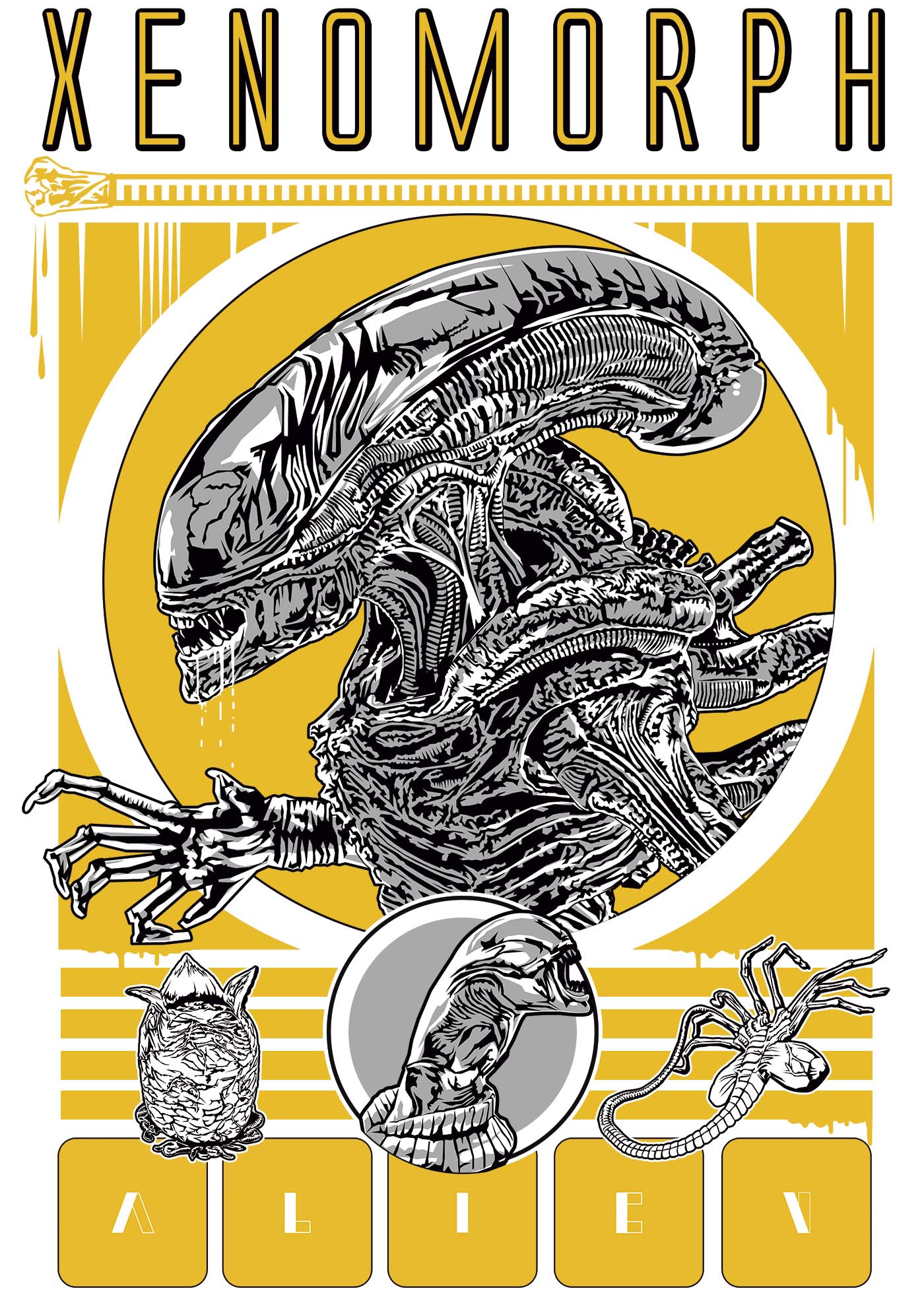 Camiseta Xenomorph (Alien)