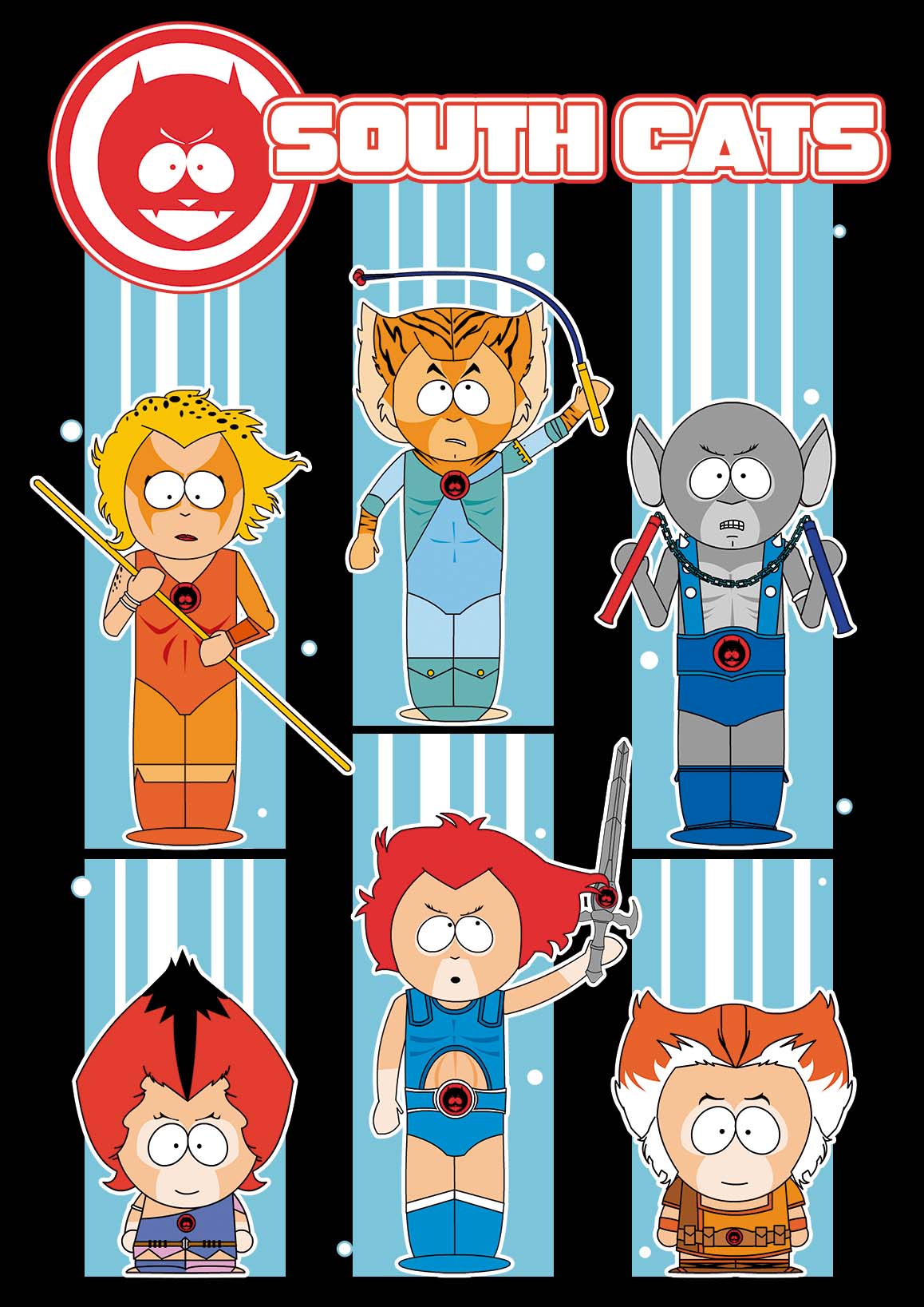 Camiseta ThunderCats - SouthPark fusion