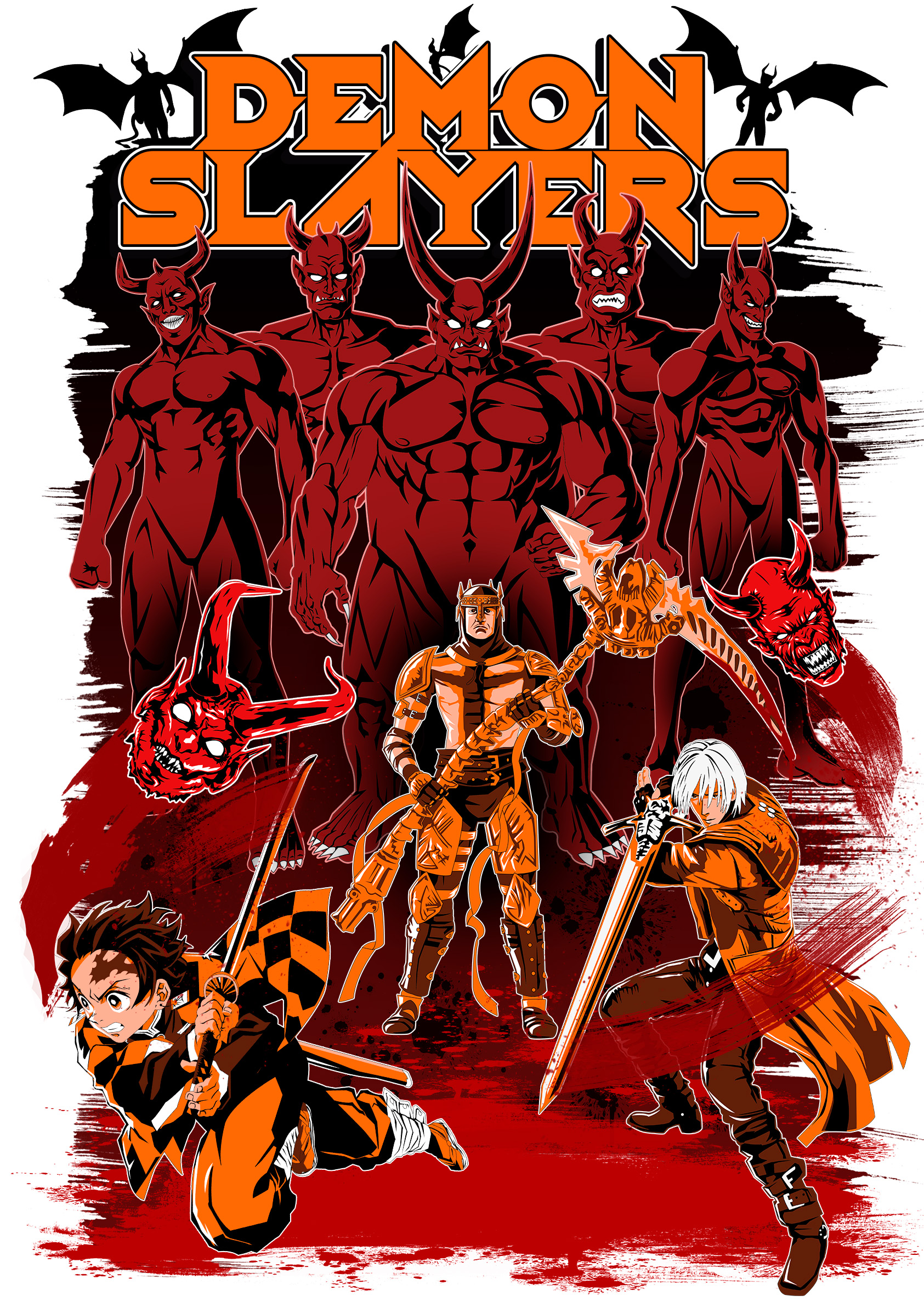 Camiseta Demon Slayers