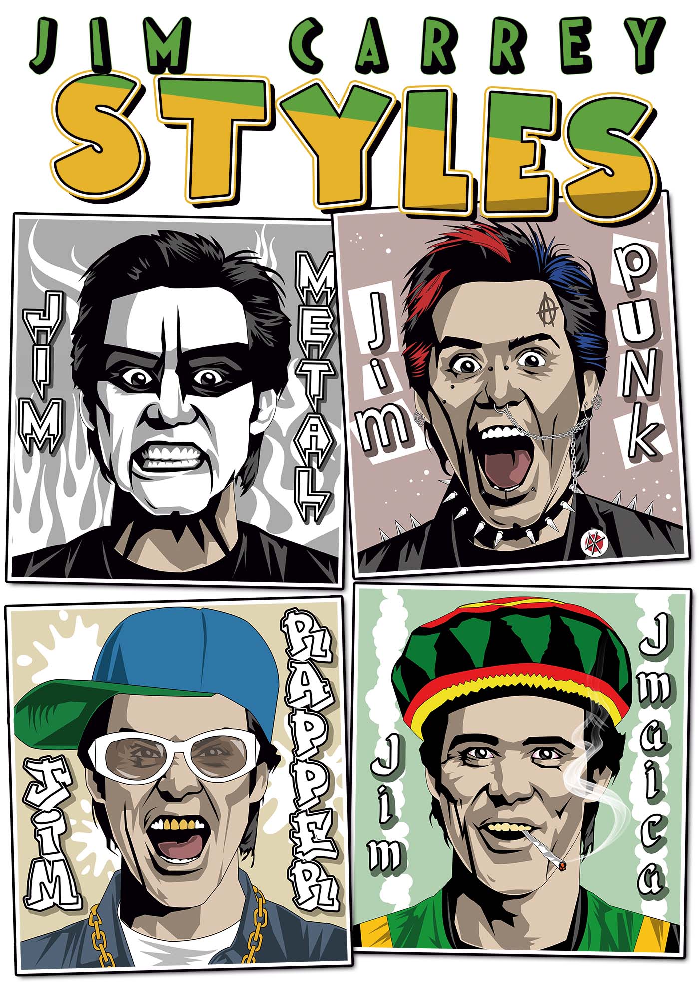 Camiseta Jim Carrey Styles