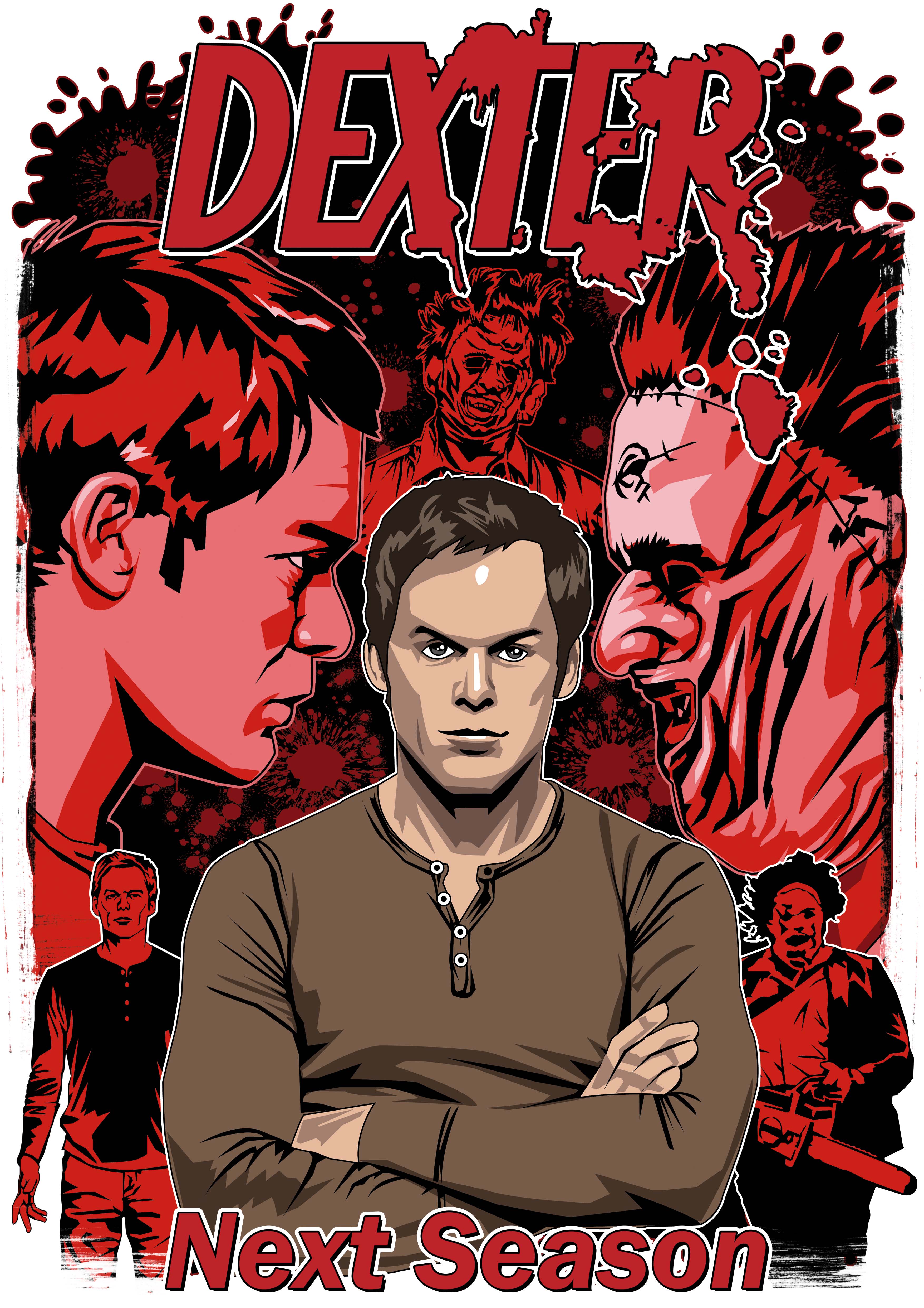 Camiseta Dexter x LeatherFace