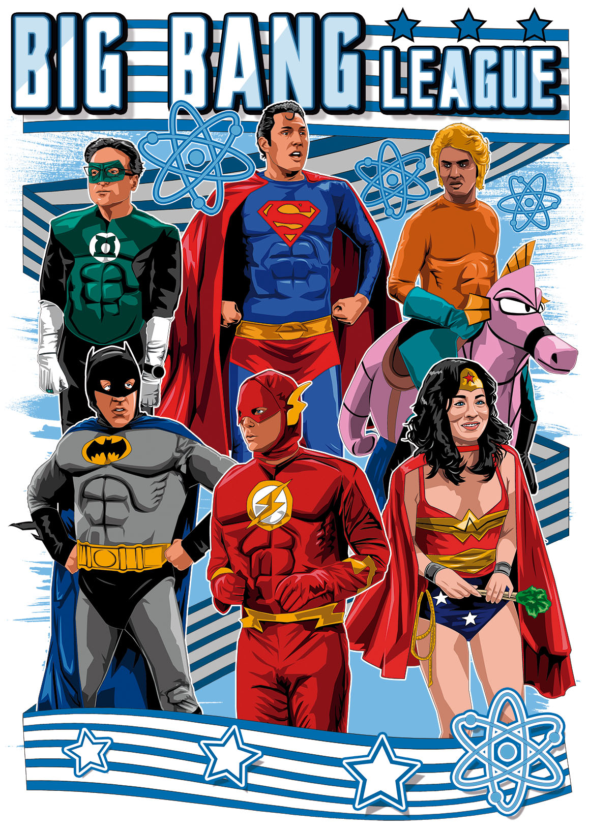 Camiseta Big Bang League of Justice