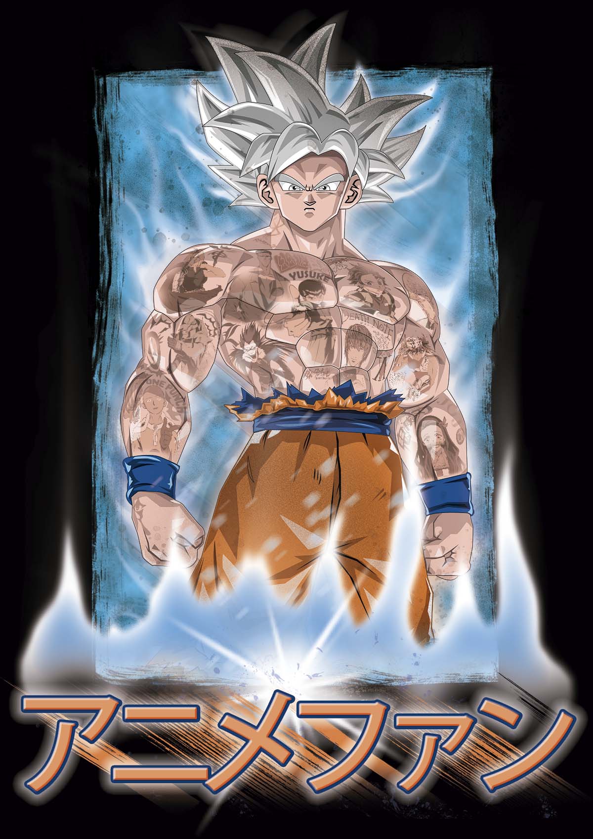 Camiseta Goku Anime Fan (em Japonês)