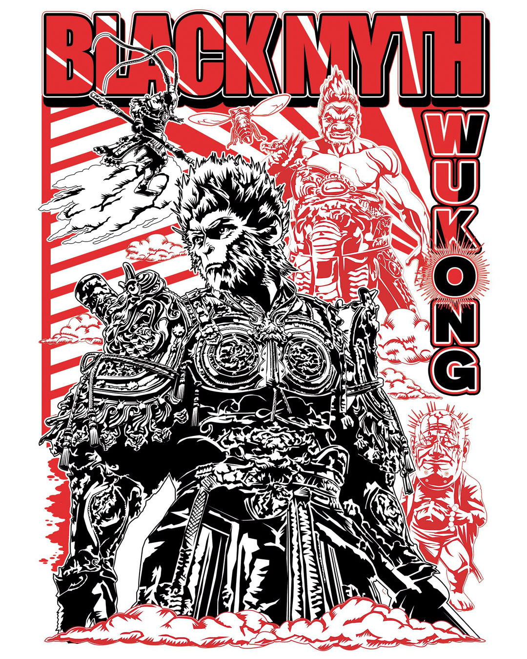 Camiseta Black Myth: Wukong