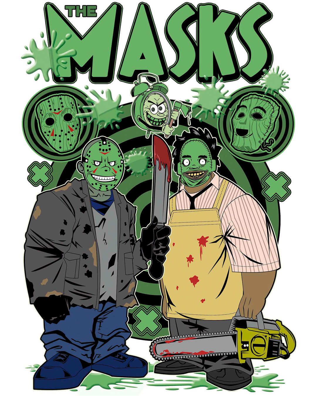 Camiseta The Masks (Terror)