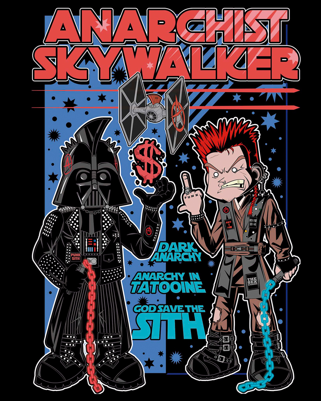 Camiseta Anakin Skywalker / Vader Punk