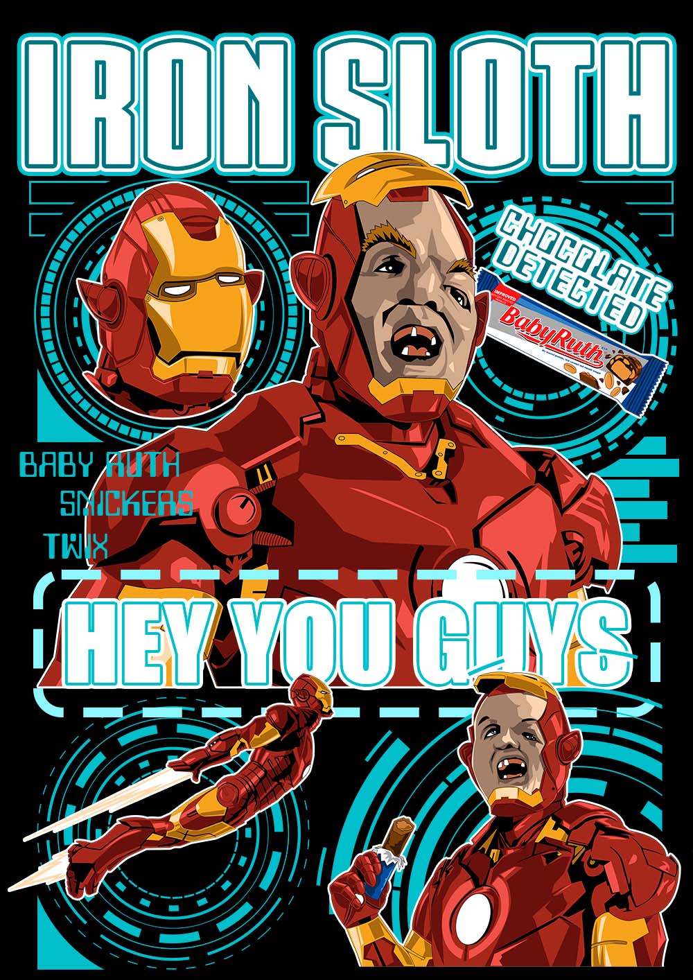 Camiseta Goonies Iron Sloth 