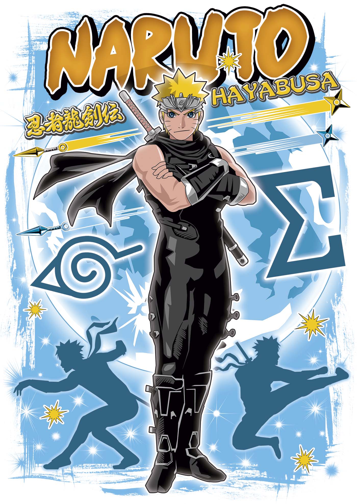 Camiseta Naruto Hayabusa