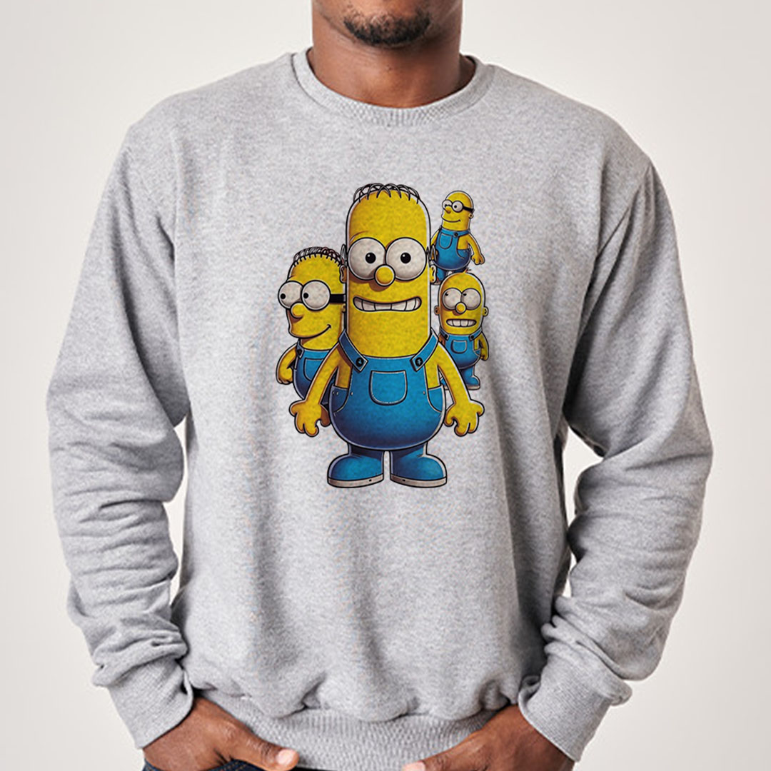 Minions e Simpsons - Moletom