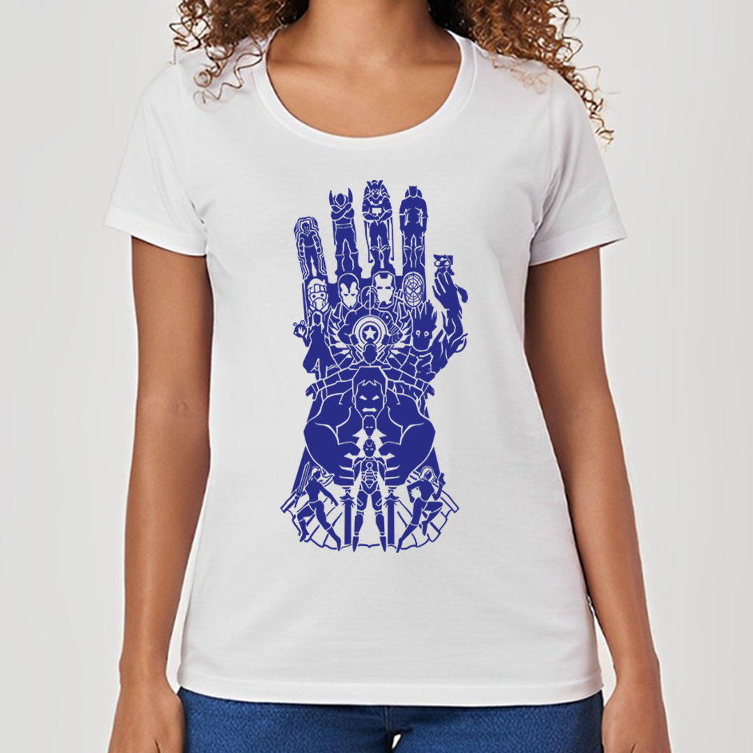 Manopla Do Infinito - Os Vingadores | Camiseta Feminina