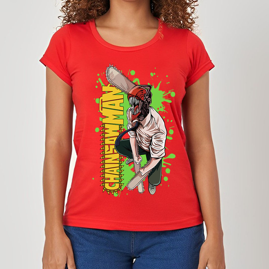 Denji - Chaisaw Man | Camiseta Feminina